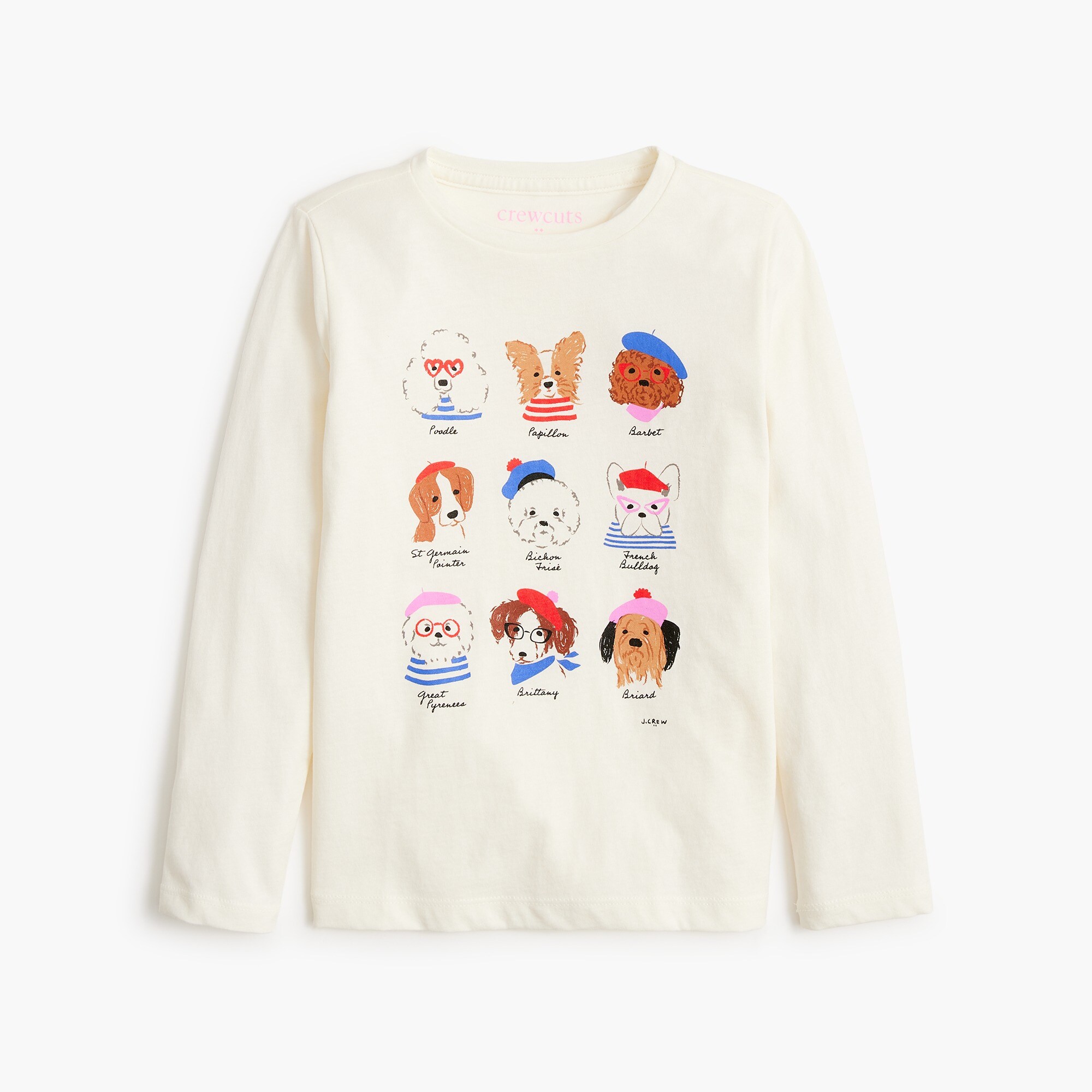 girls' dogs graphic tee for girls