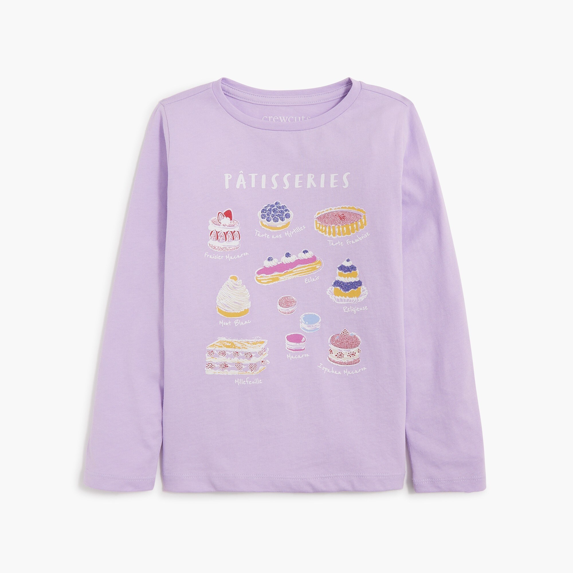 Girls' pastry graphic tee