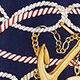 Marie Marot X J.Crew shirt in Ratti&reg; ropes print NAVY j.crew: marie marot x j.crew shirt in ratti&reg; ropes print for women