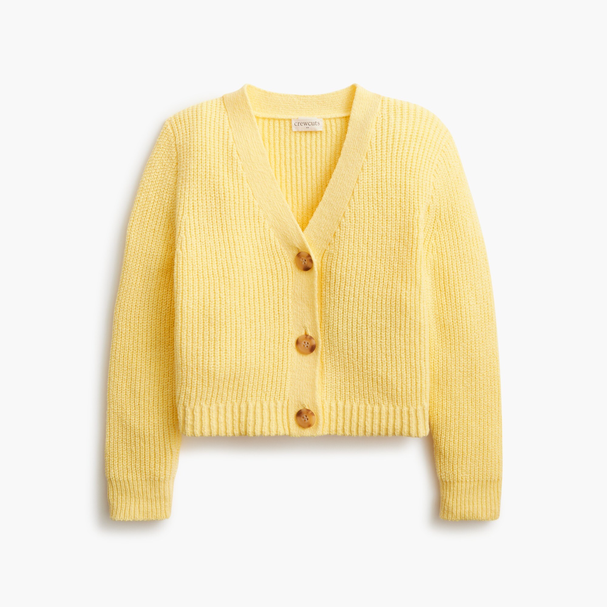  Girls' relaxed cardigan sweater