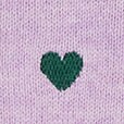 Girls' embroidered heart sweater OATMEAL BEGONIA HEART E factory: girls' embroidered heart sweater for girls