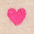 Girls' embroidered heart sweater OATMEAL BEGONIA HEART E factory: girls' embroidered heart sweater for girls