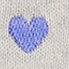 Girls' embroidered heart sweater OATMEAL BEGONIA HEART E factory: girls' embroidered heart sweater for girls