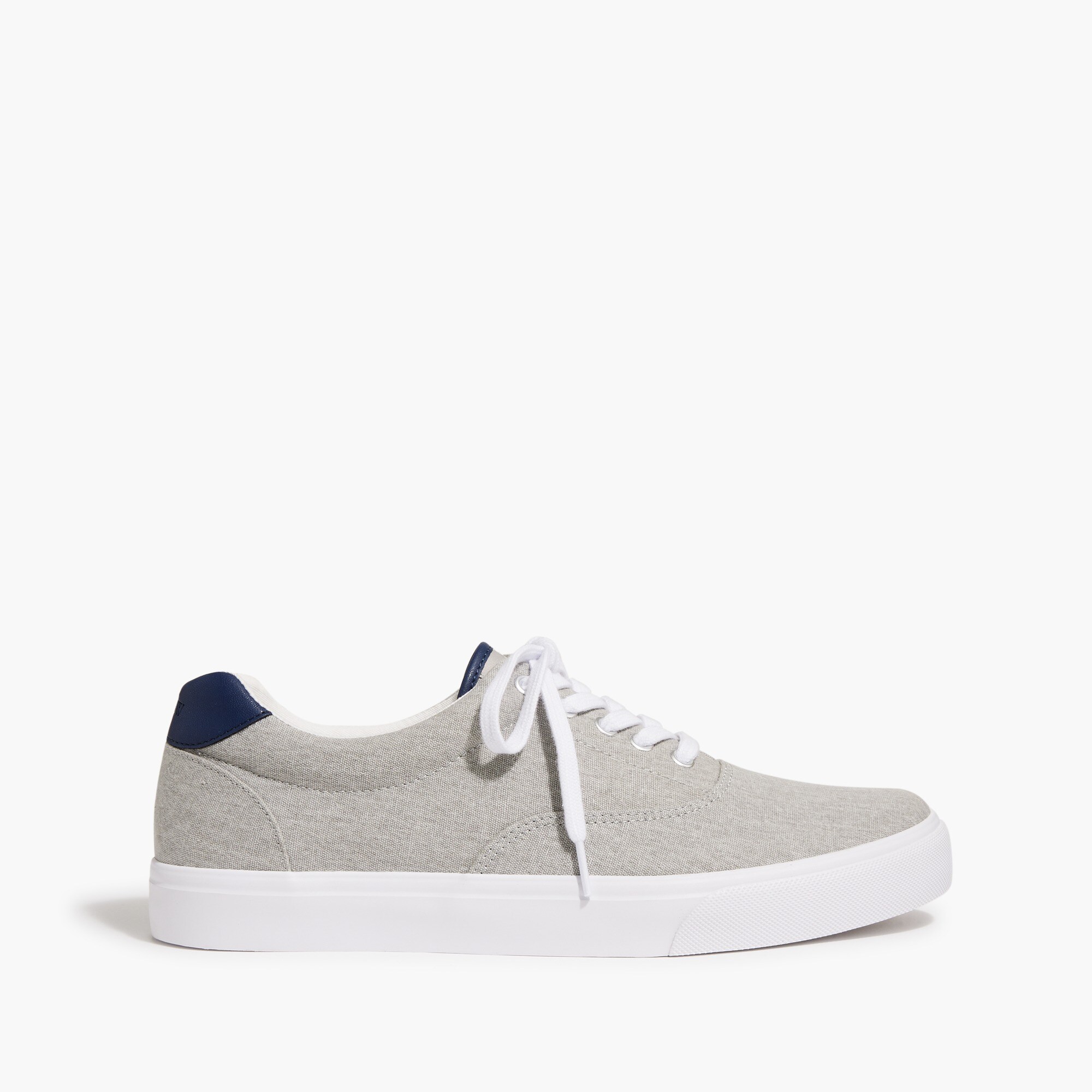 Canvas lace-up sneakers