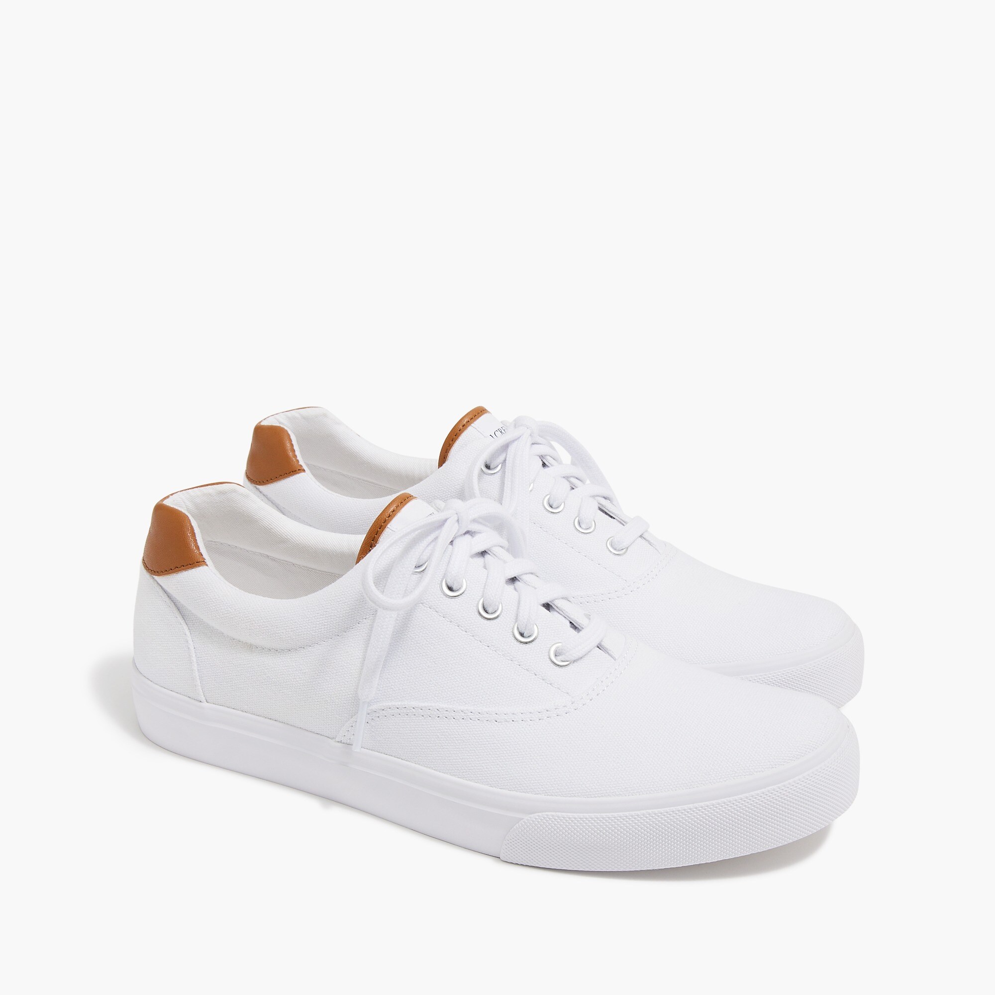 Canvas lace-up sneakers