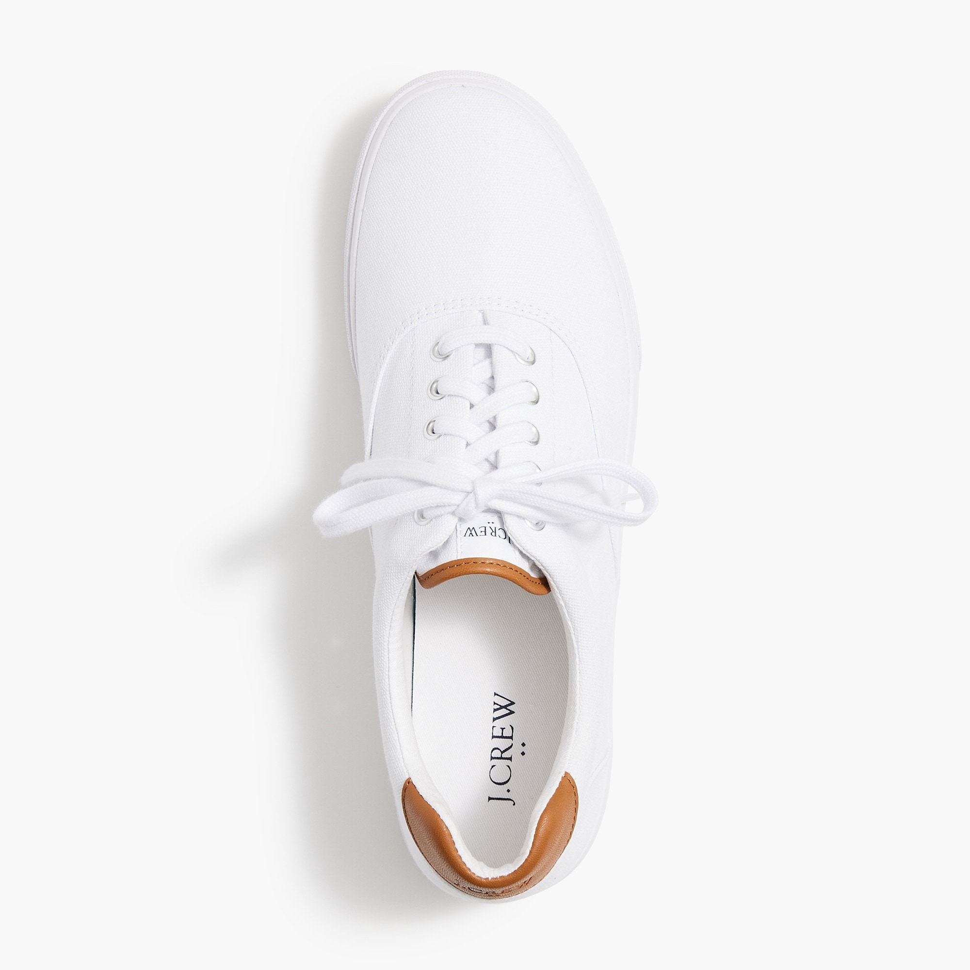 Canvas lace-up sneakers