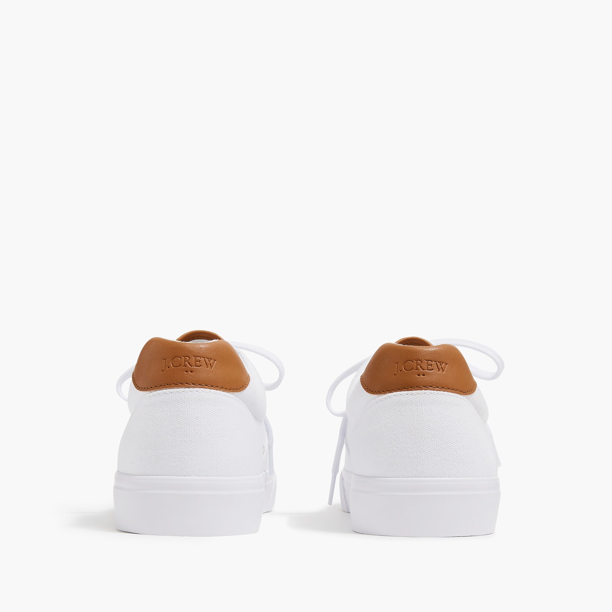 Canvas lace-up sneakers