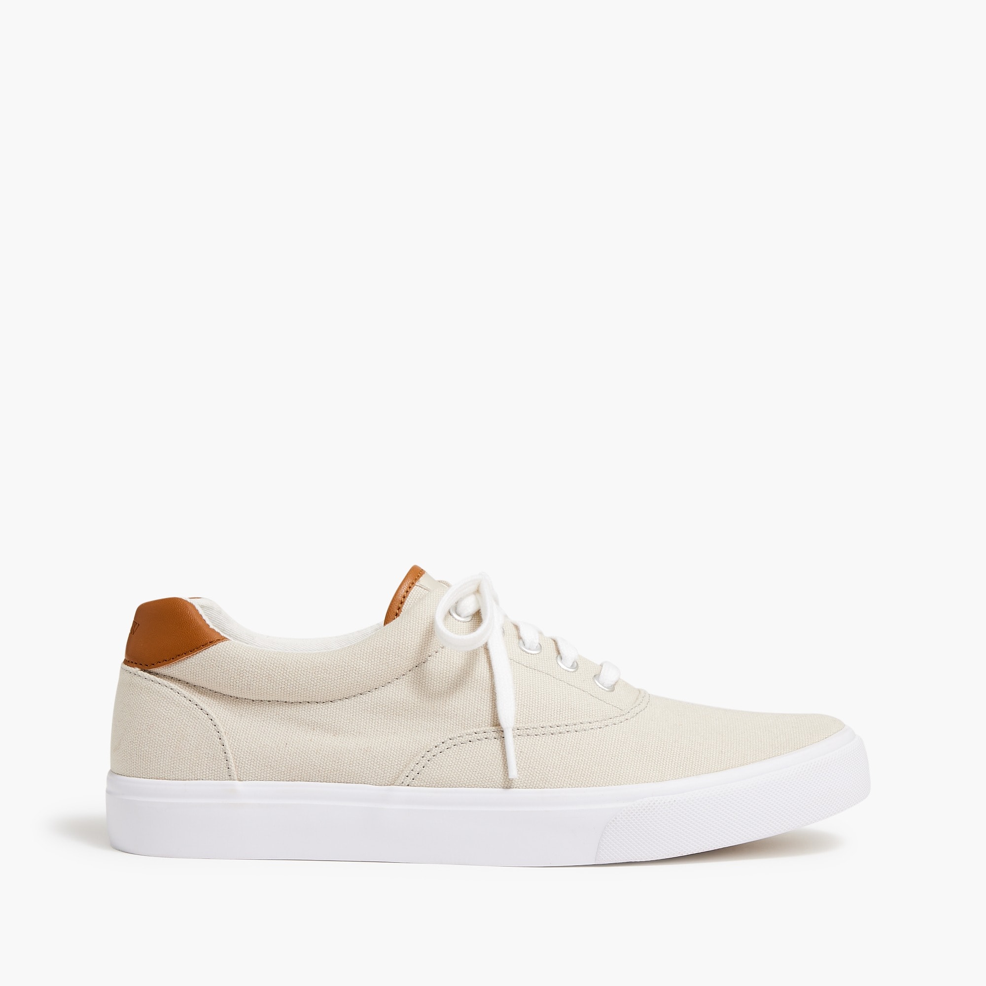 Canvas lace-up sneakers