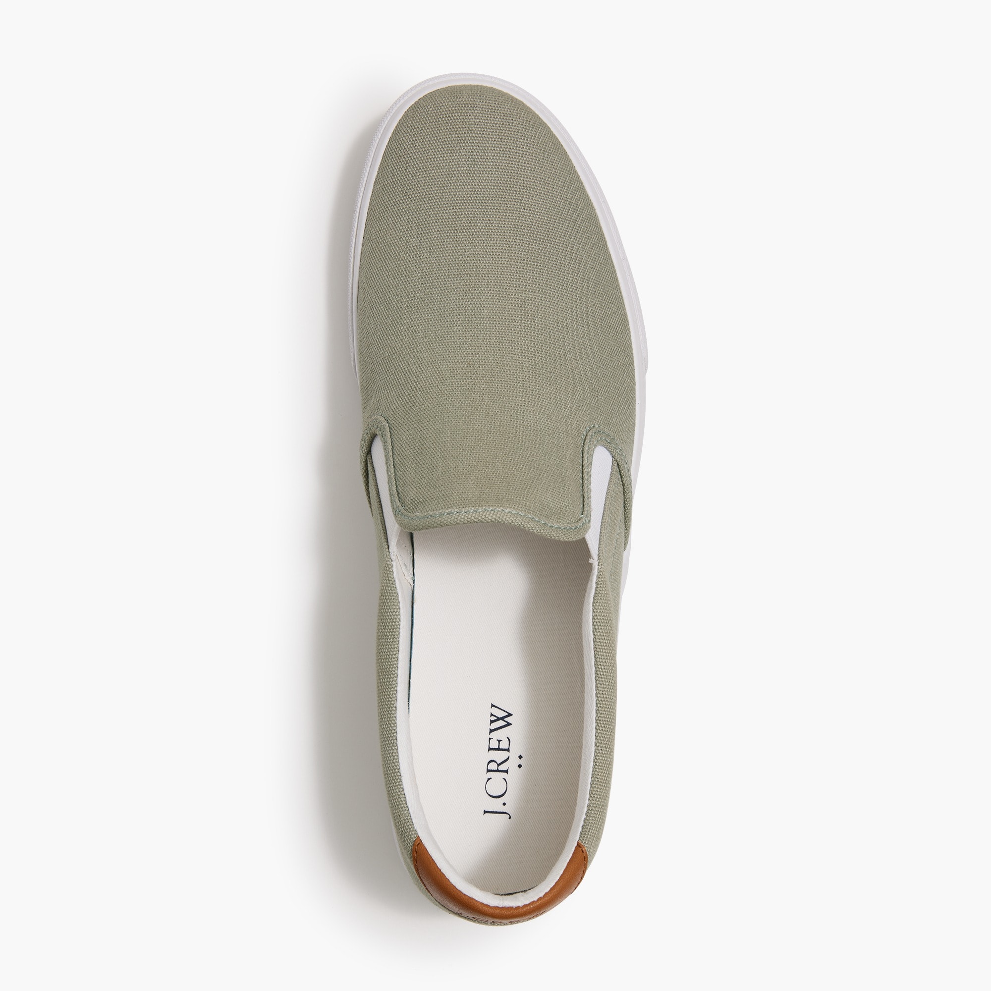 Canvas slip-on sneakers