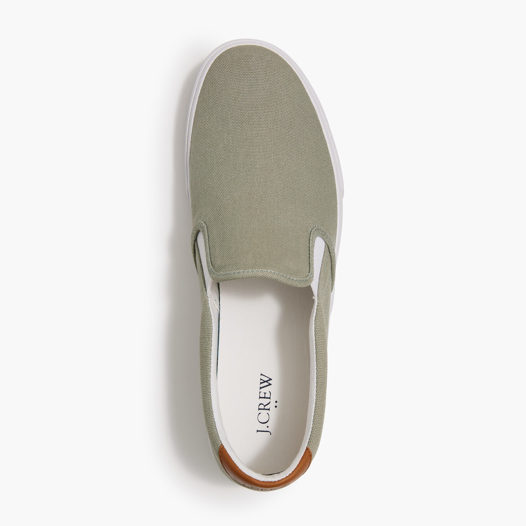 Canvas slip-on sneakers