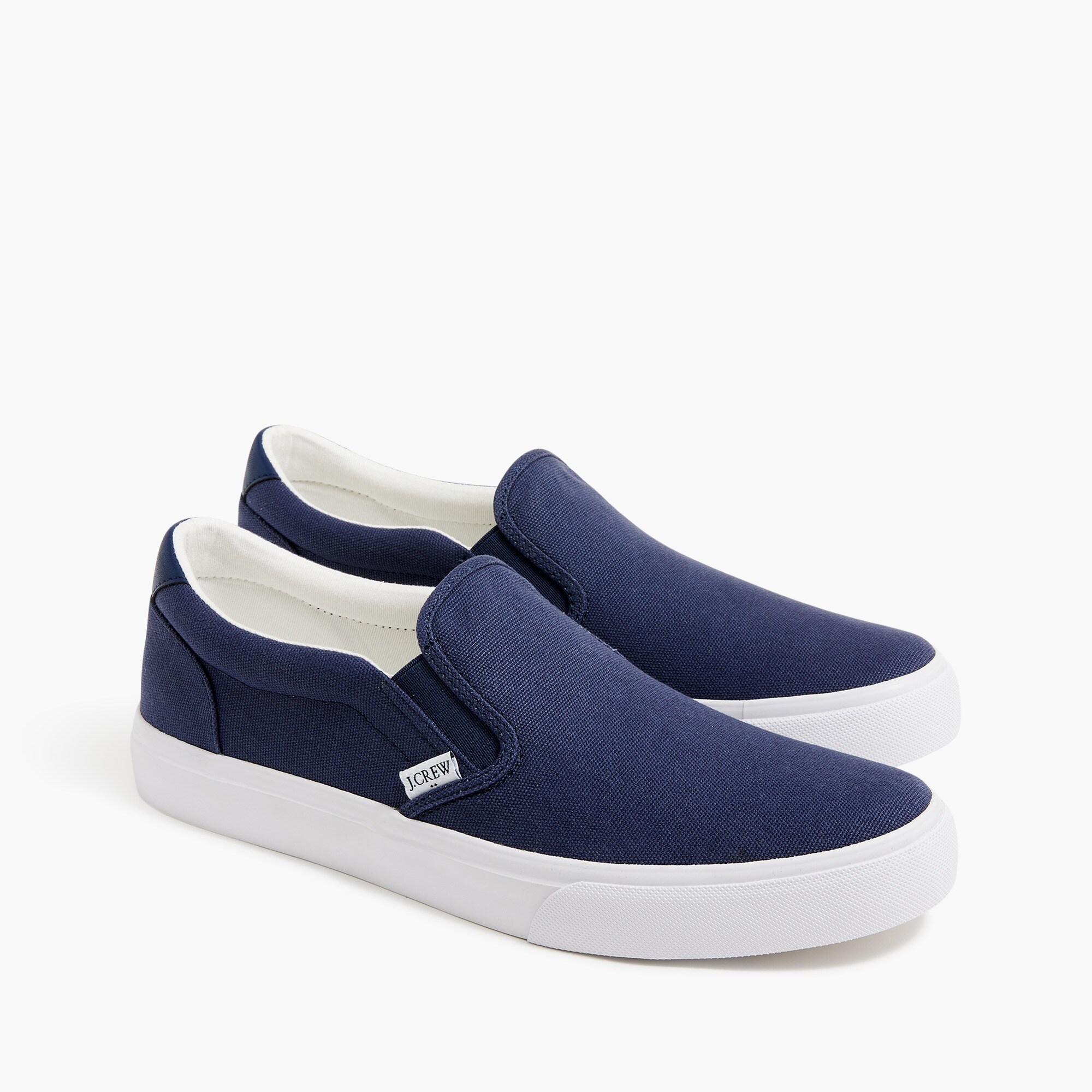 canvas slip-on sneakers for men