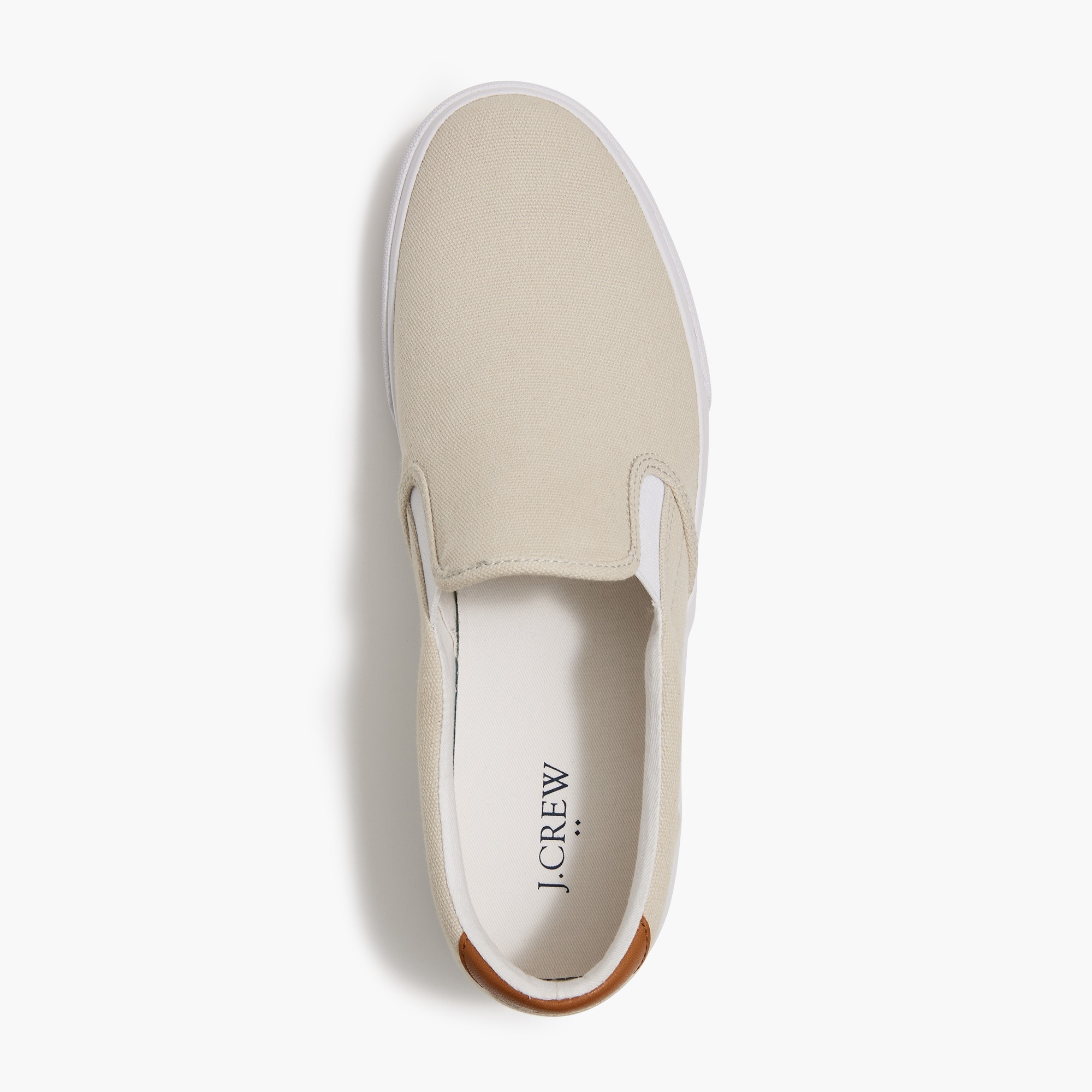 Canvas slip-on sneakers