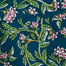 Short-sleeve printed flex casual shirt PALE SPINACH MULTI 