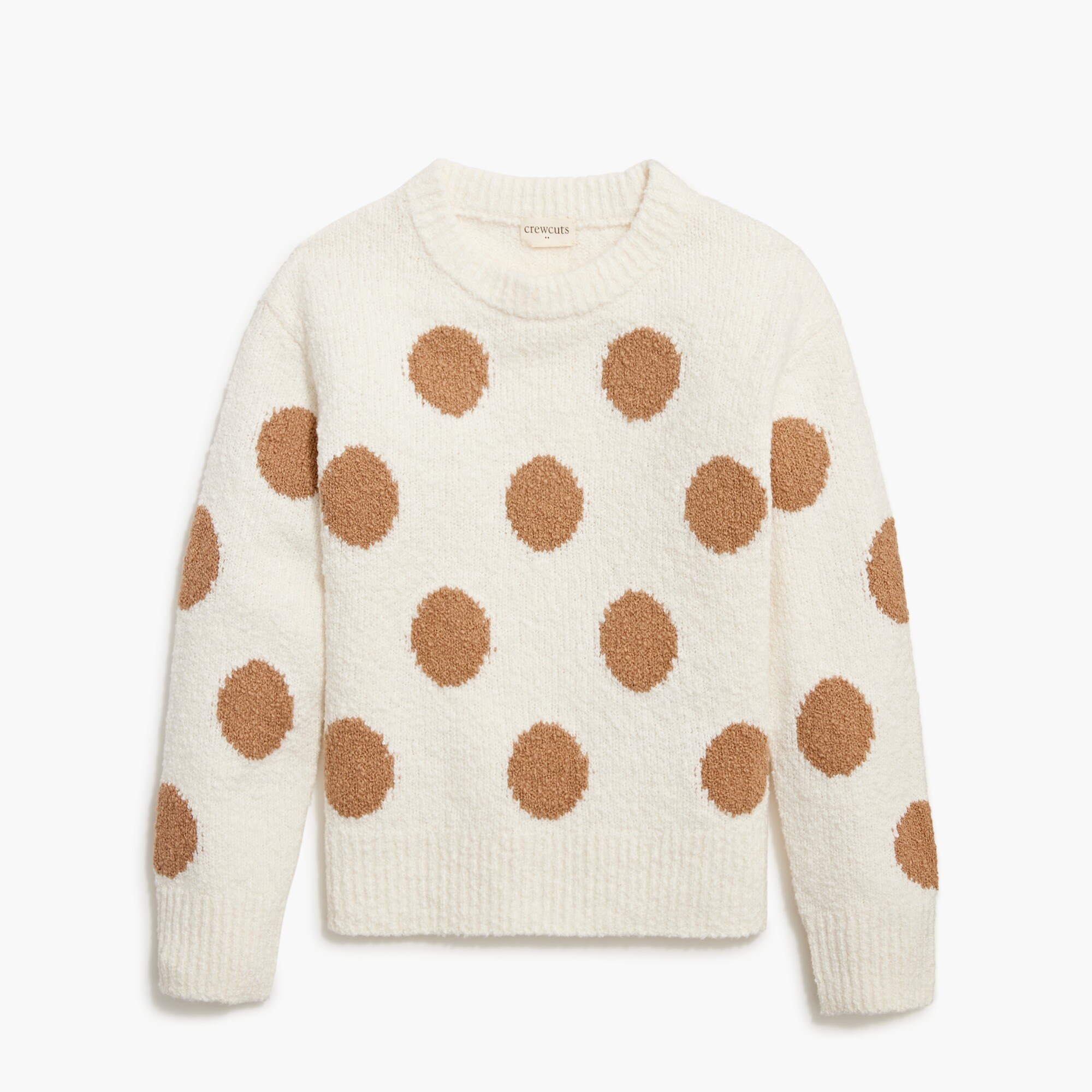 Girls' polka-dot sweater