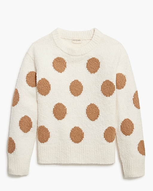 girls Girls' polka-dot sweater