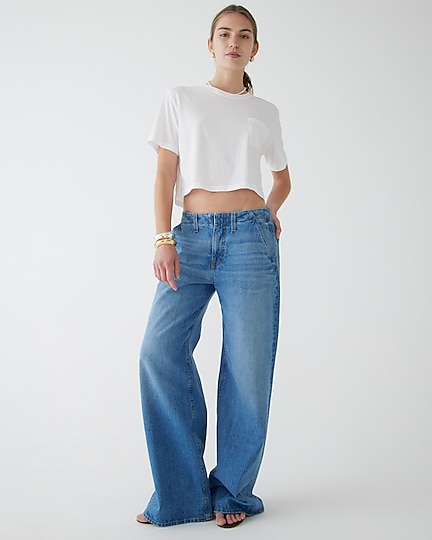 J.Crew: Limited-edition Point Sur Puddle Jean In Charlotte Wash For Women