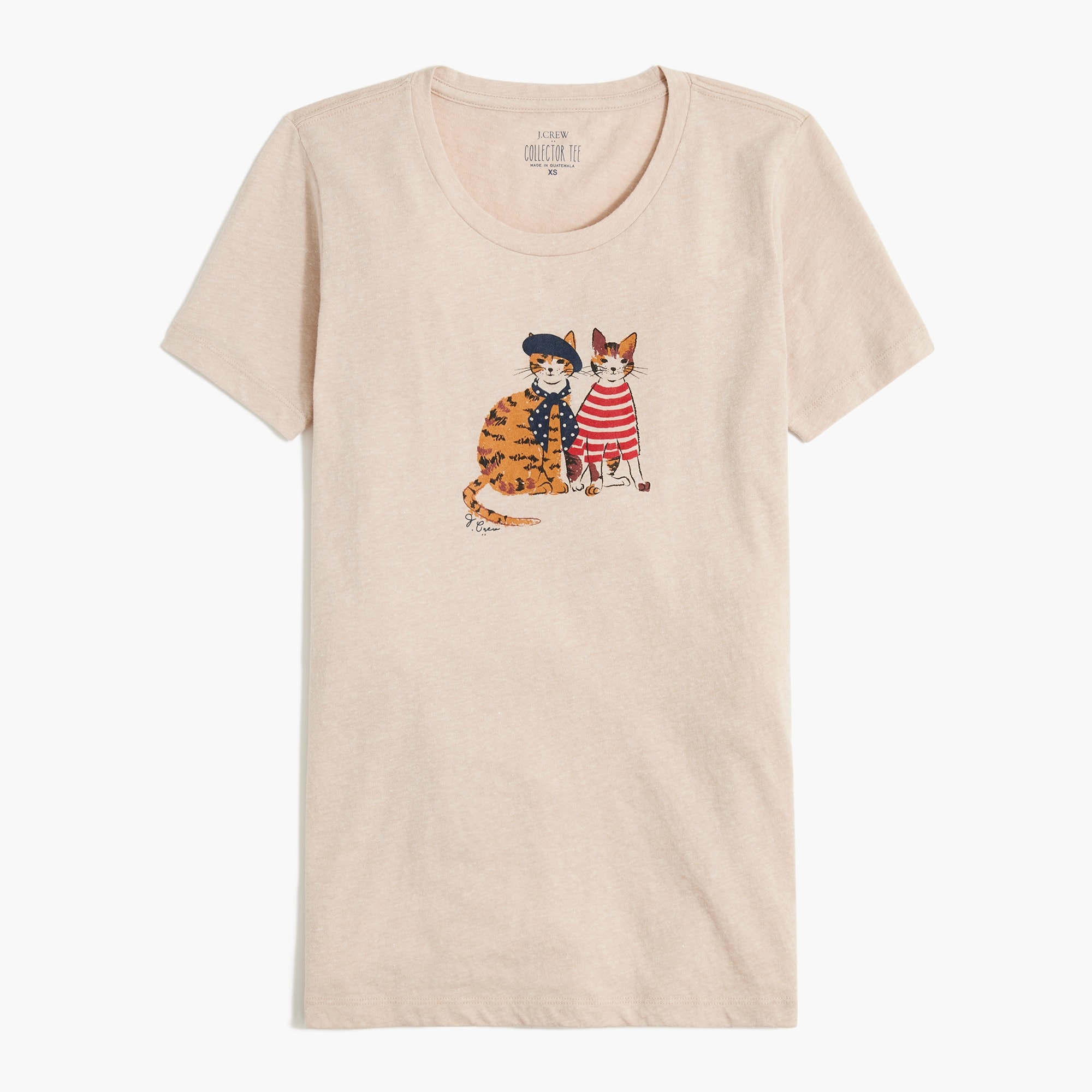 French cats graphic tee