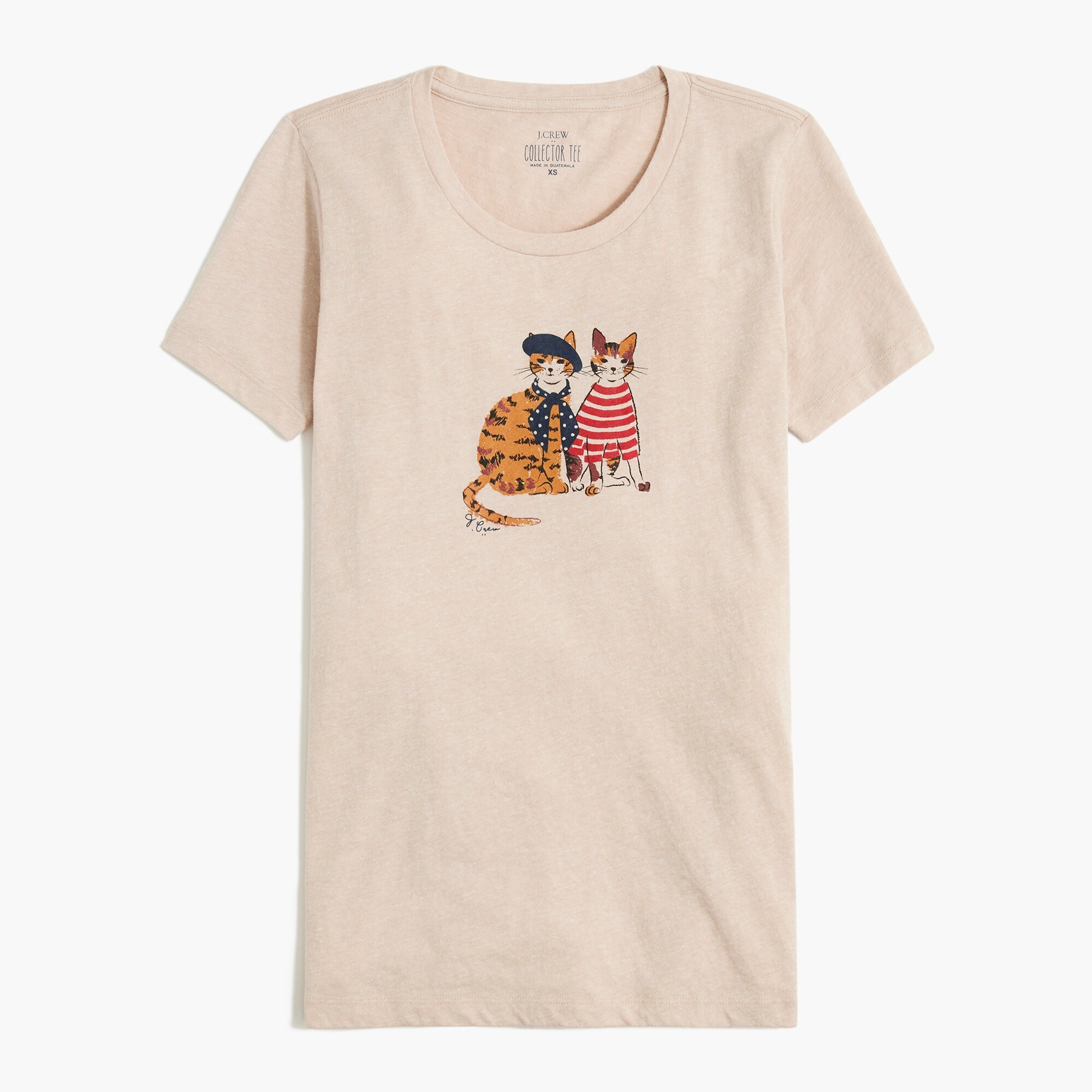 French cats graphic tee