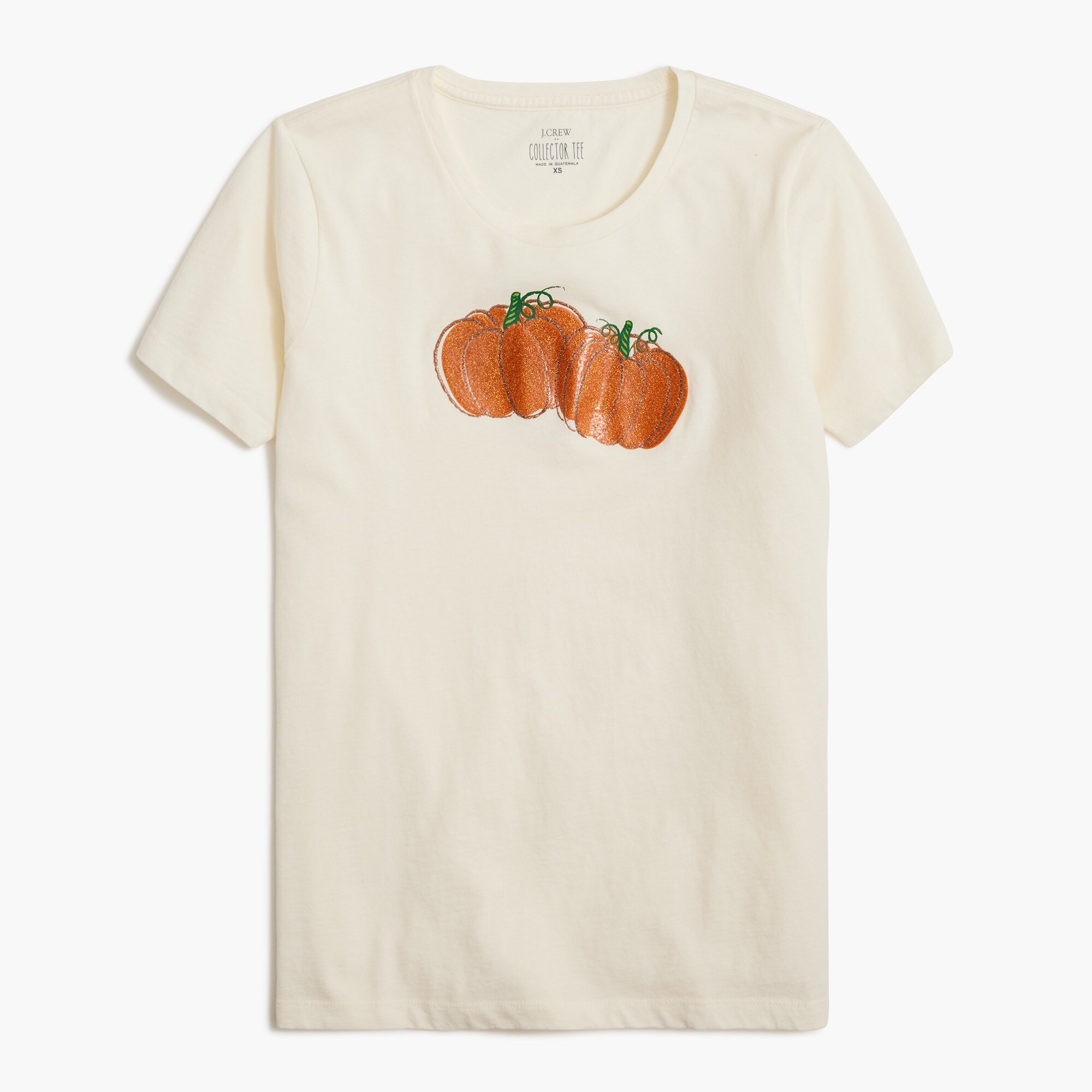 Glitter pumpkin graphic tee