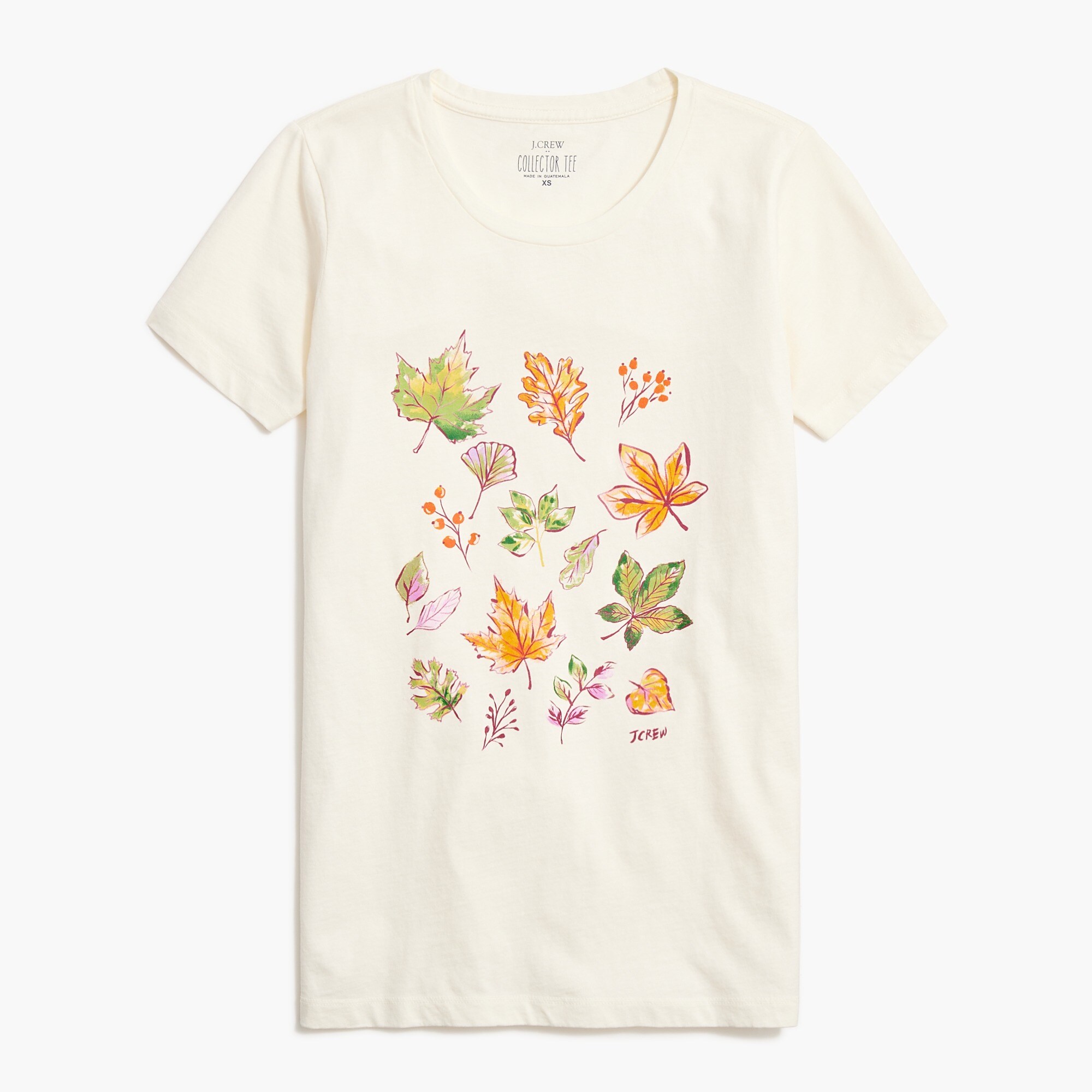 fall foliage graphic tee for women