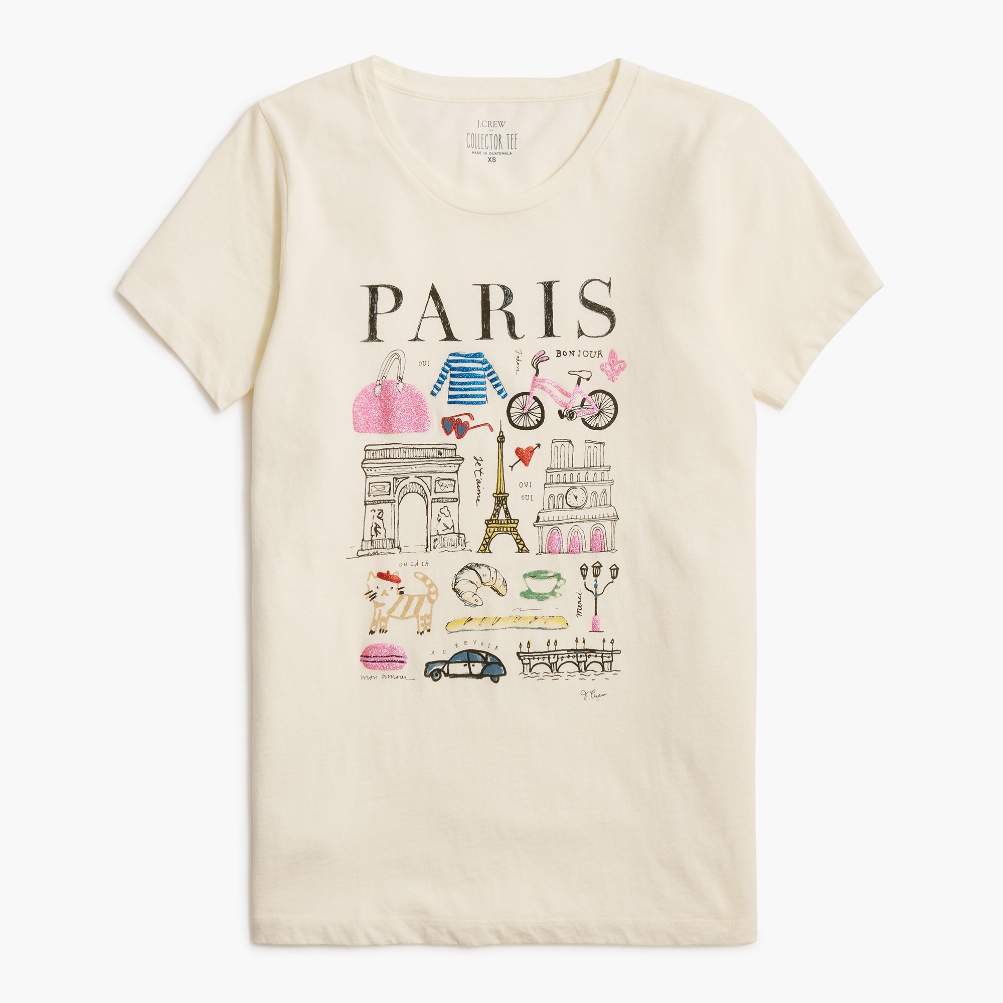 paris graphic tee for women