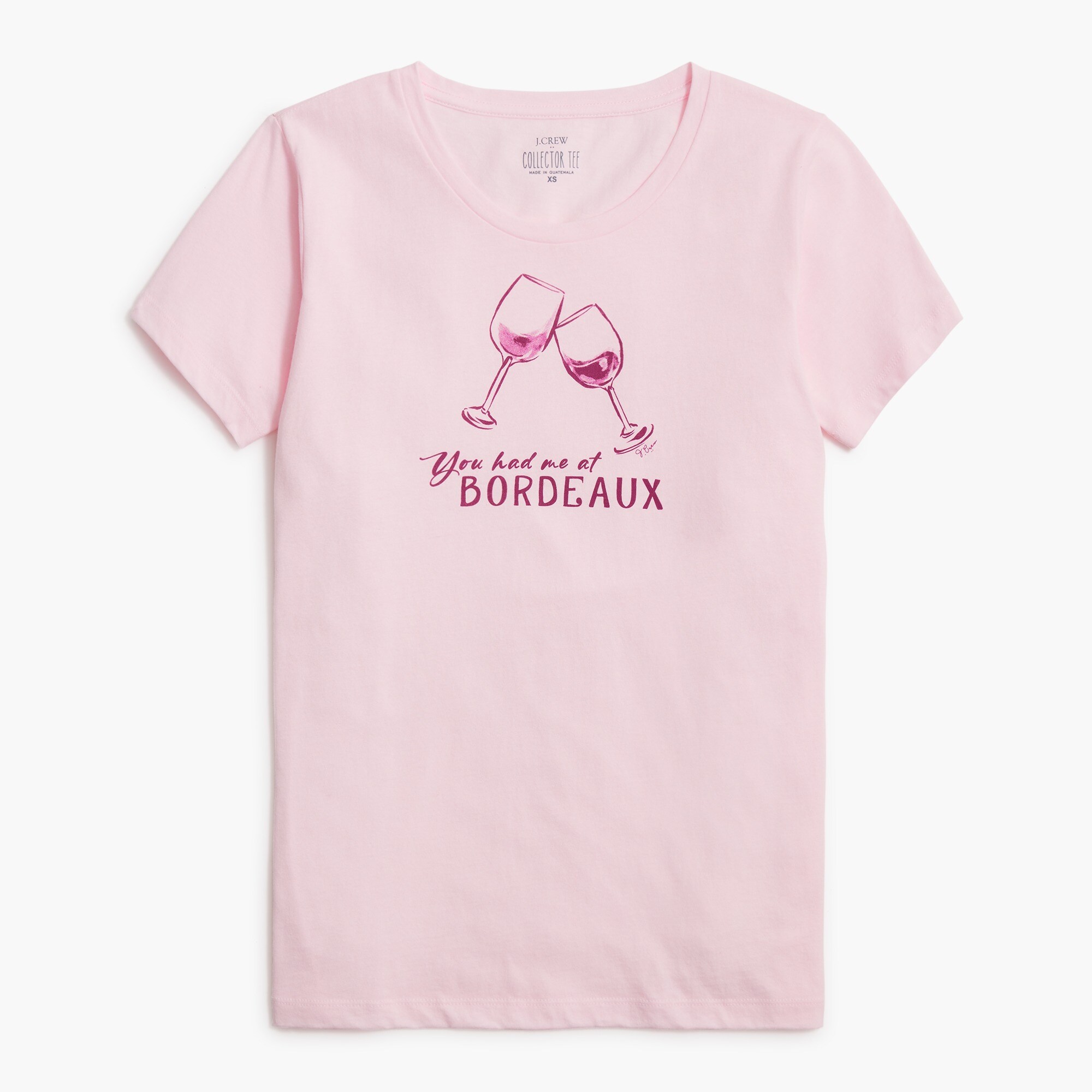 "you had me at bordeaux" graphic tee for women