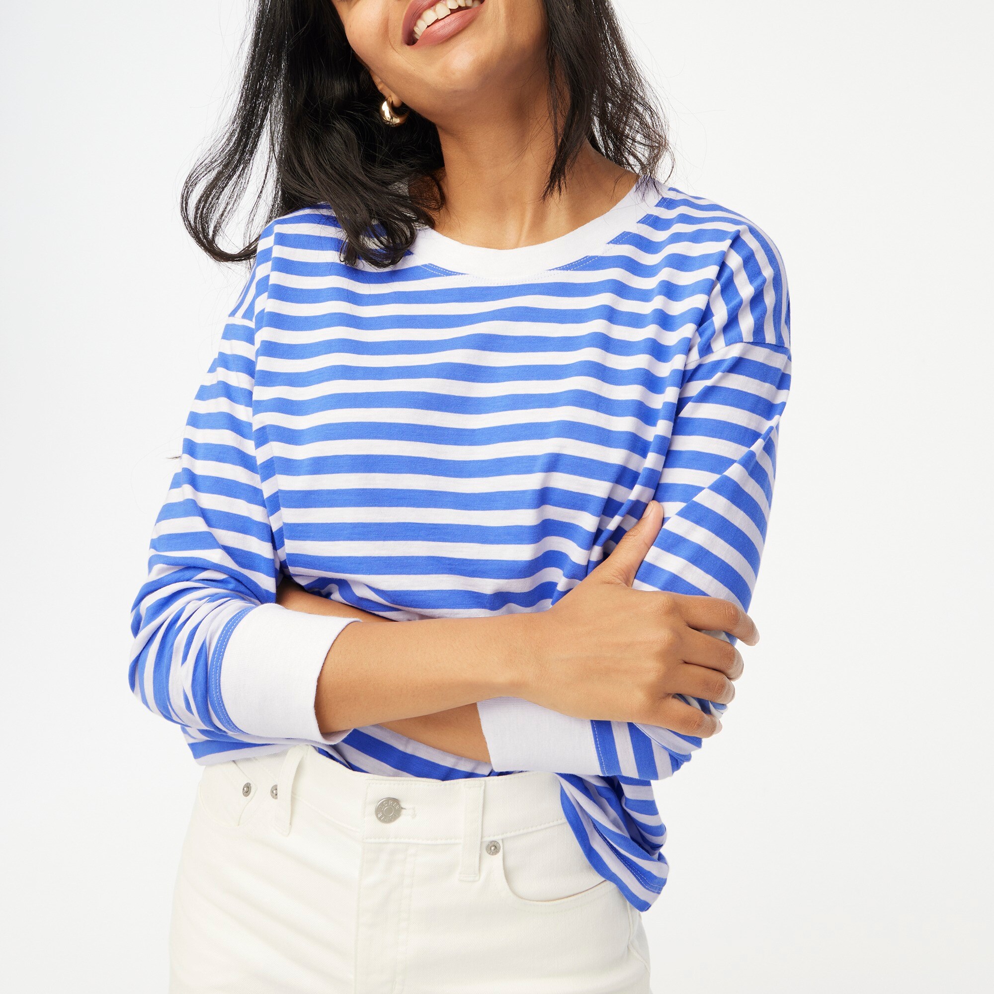 Striped L/S Tee main image 0