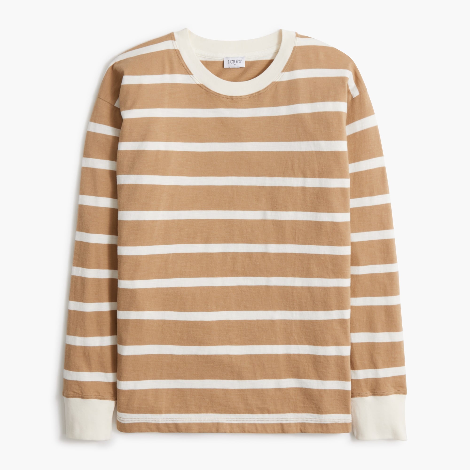 Long-sleeve striped tee