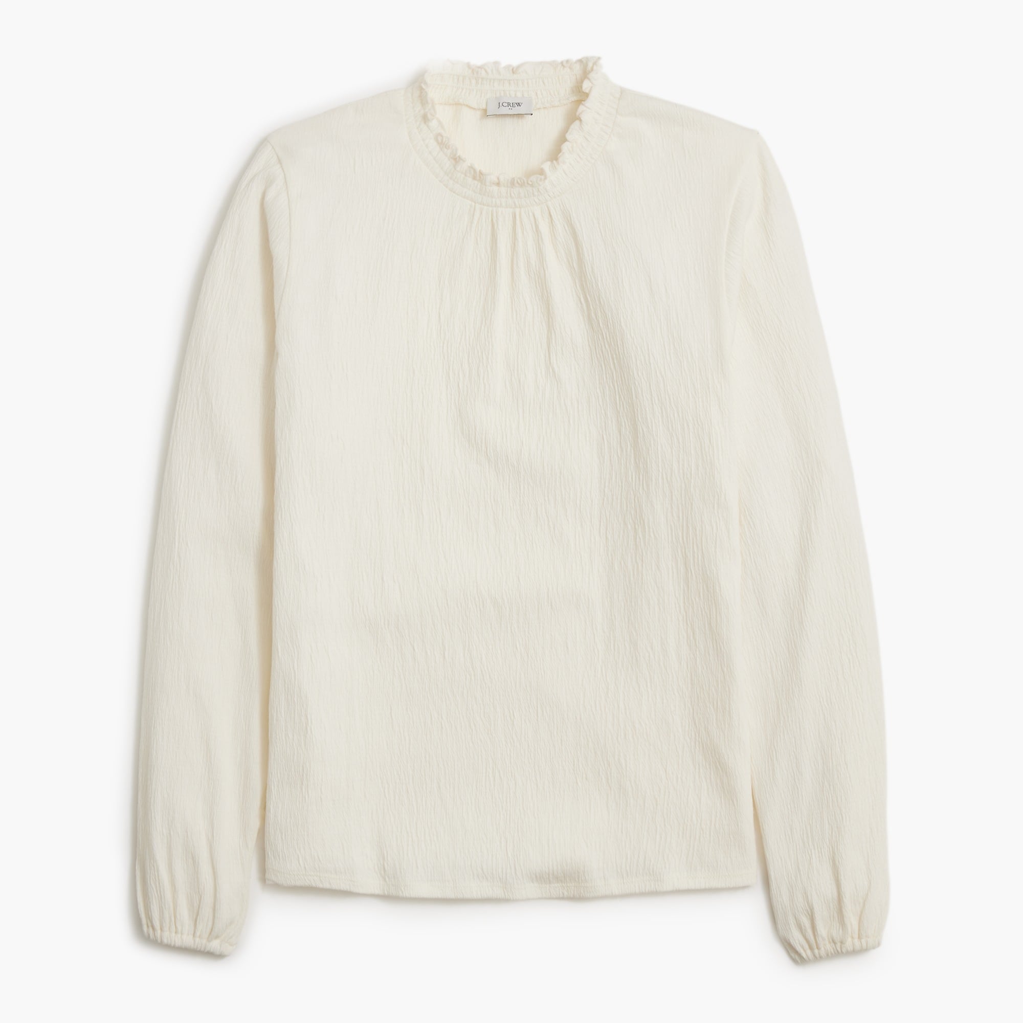 j crew factory ruffle sweater