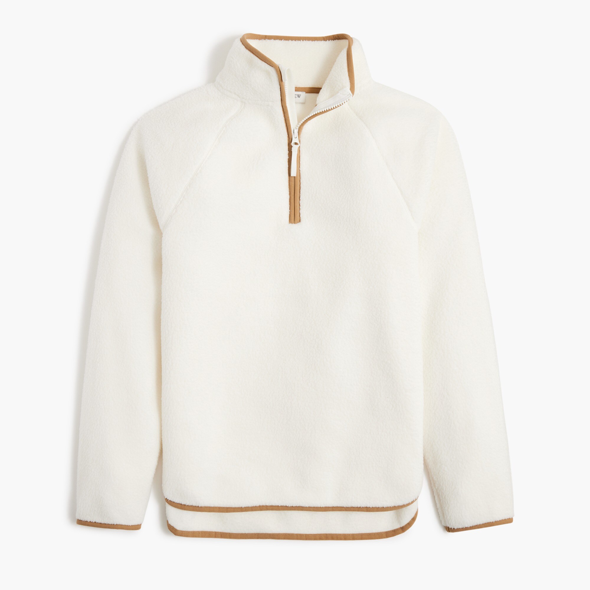 Sherpa half-zip tunic pullover