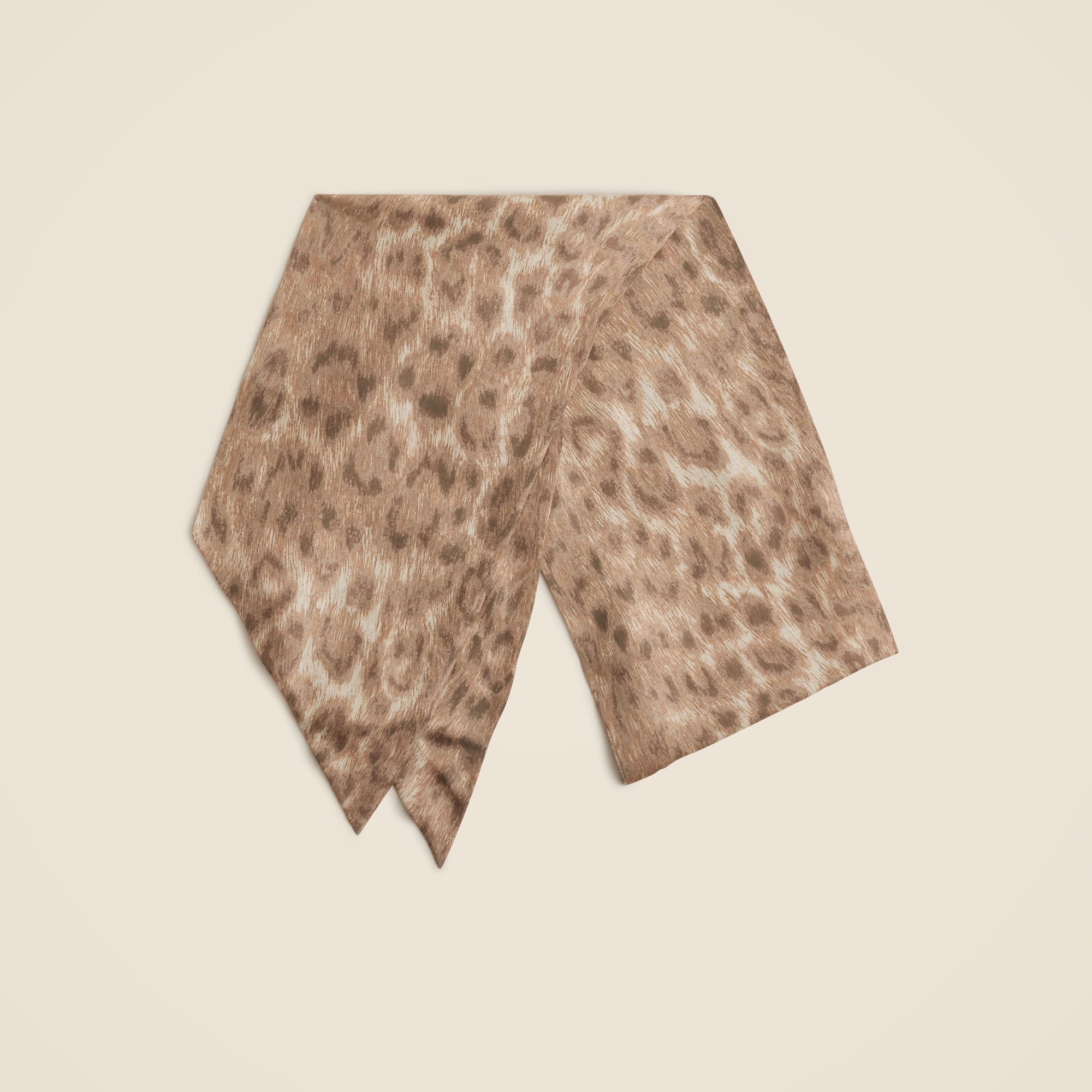 Printed silk scarf