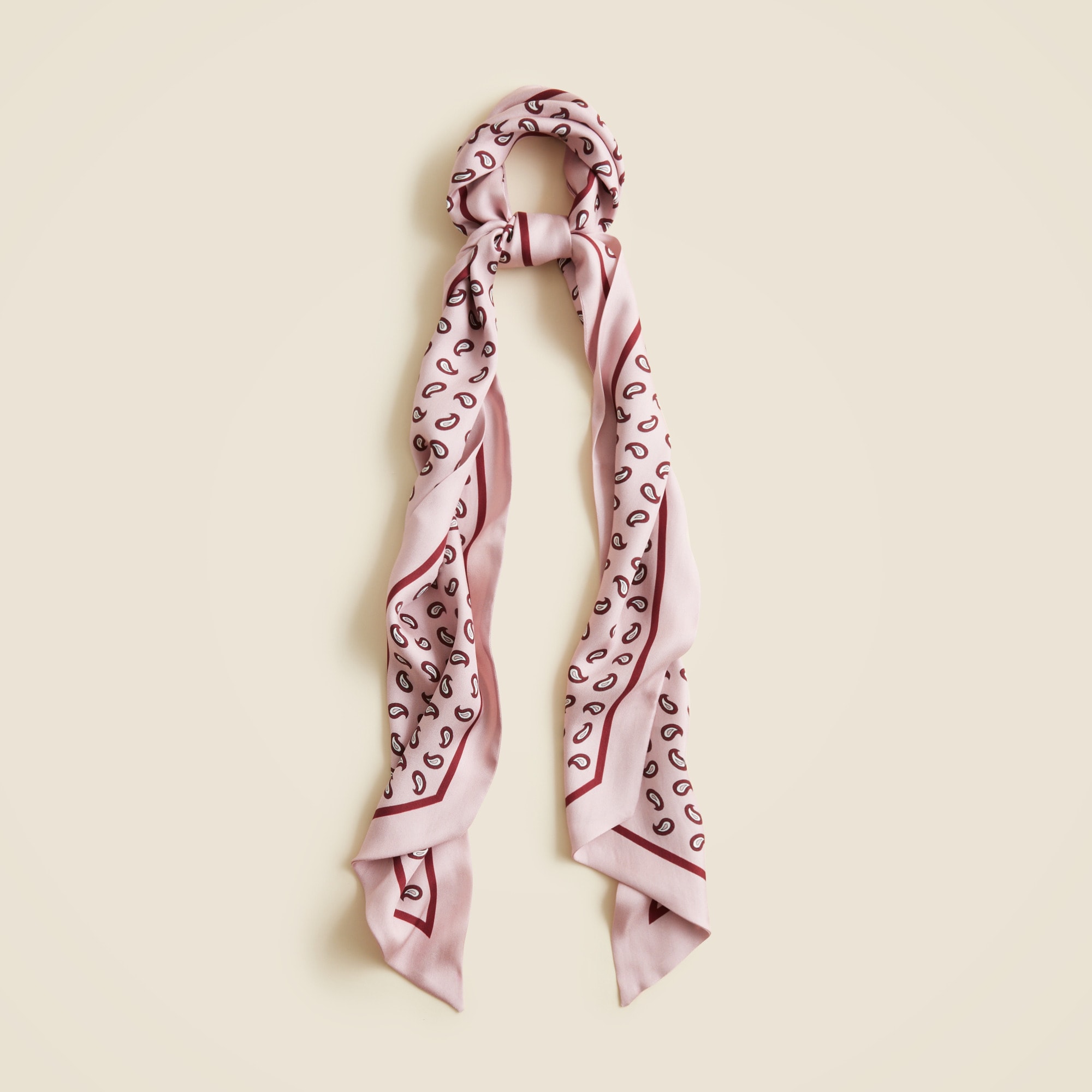 Printed silk scarf