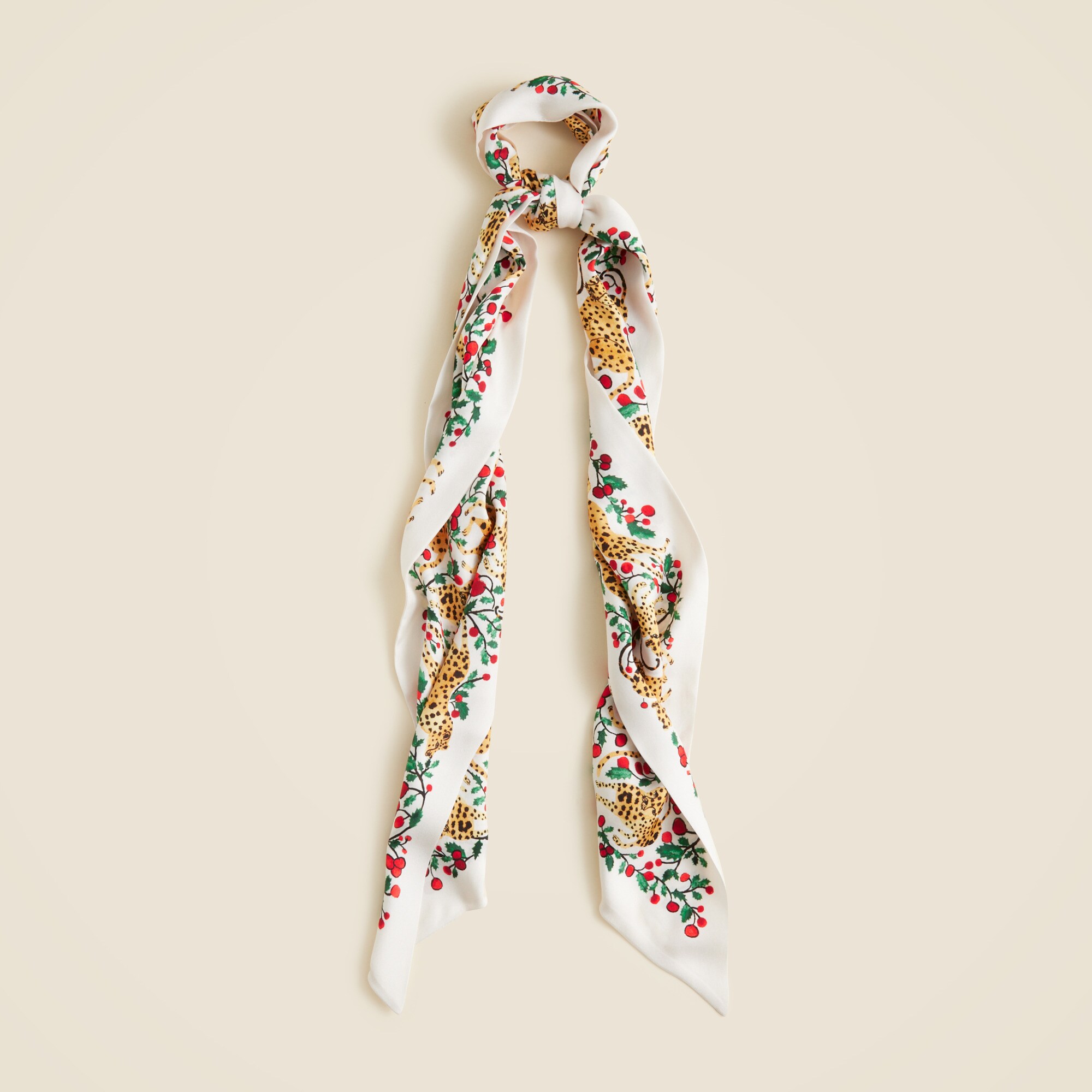 Printed silk scarf