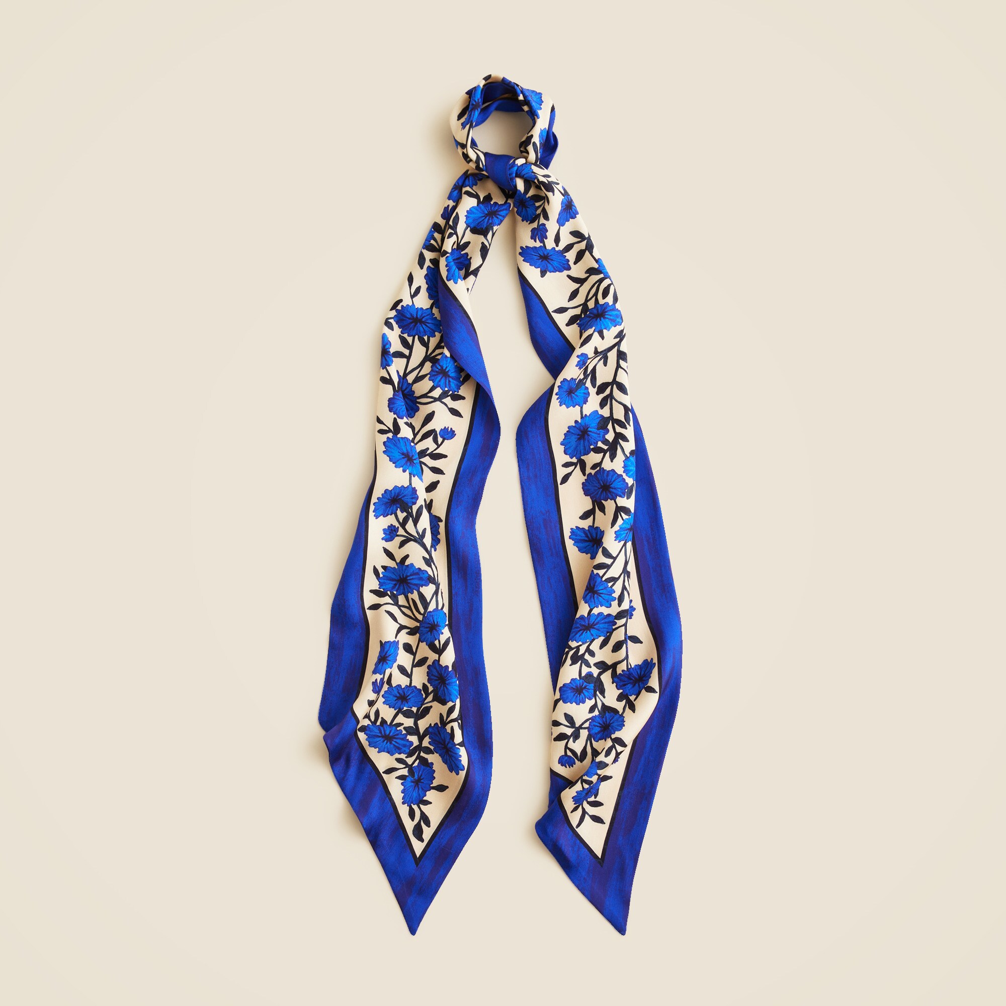 Printed silk scarf