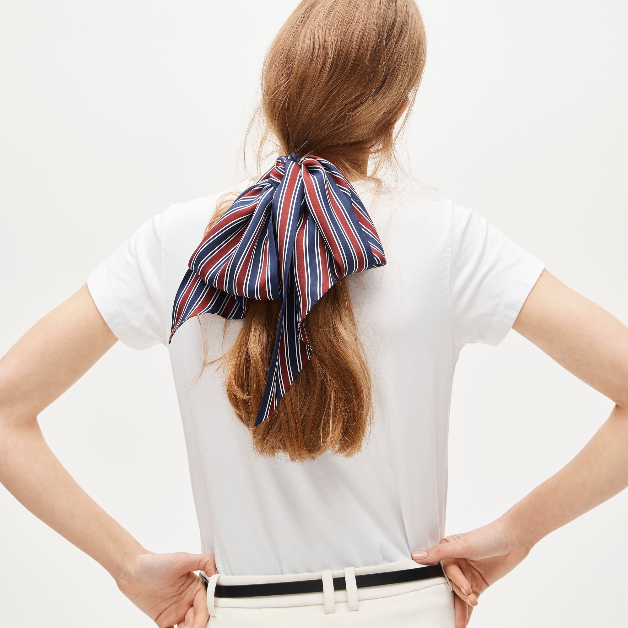 Printed silk scarf
