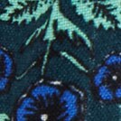Printed knot headband ANTIQUE NAVY IVORY factory: printed knot headband for women