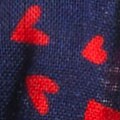 Printed knot headband ANTIQUE NAVY IVORY factory: printed knot headband for women