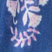 Printed knot headband BALTIC BLUE