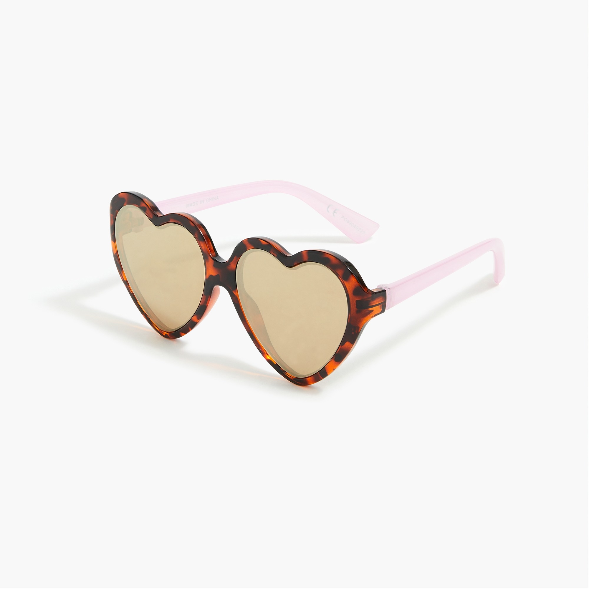 Girls' pink tortoise sunglasses