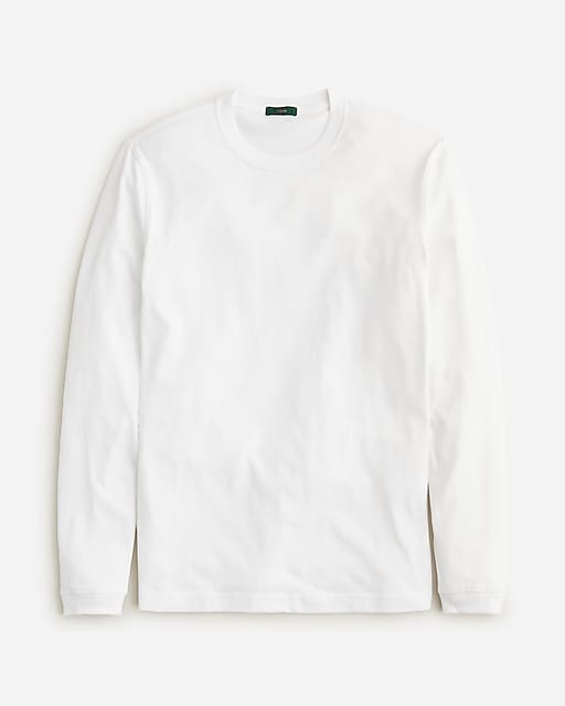 mens Relaxed long-sleeve premium-weight cotton T-shirt