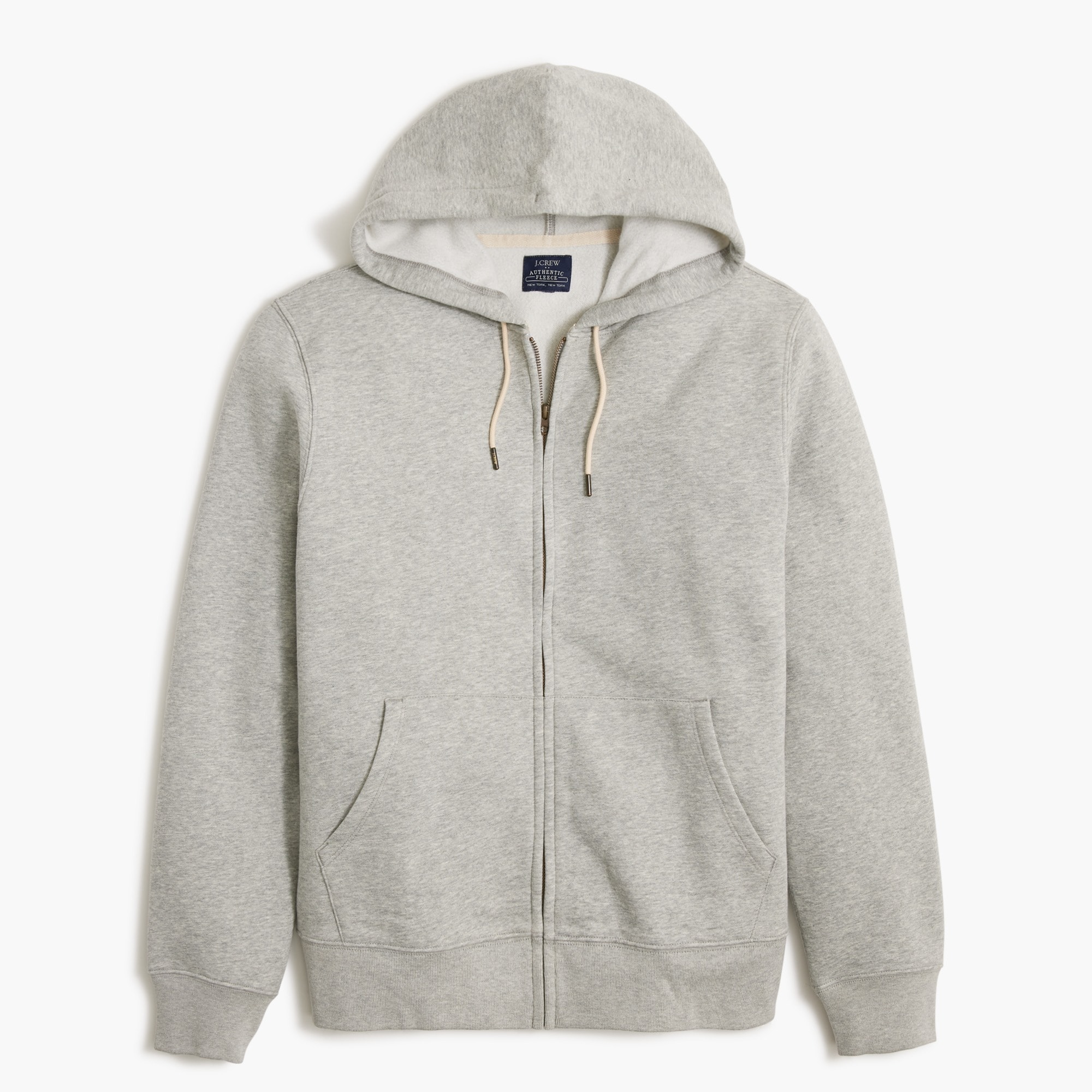 J crew vintage fleece zip hoodie discount