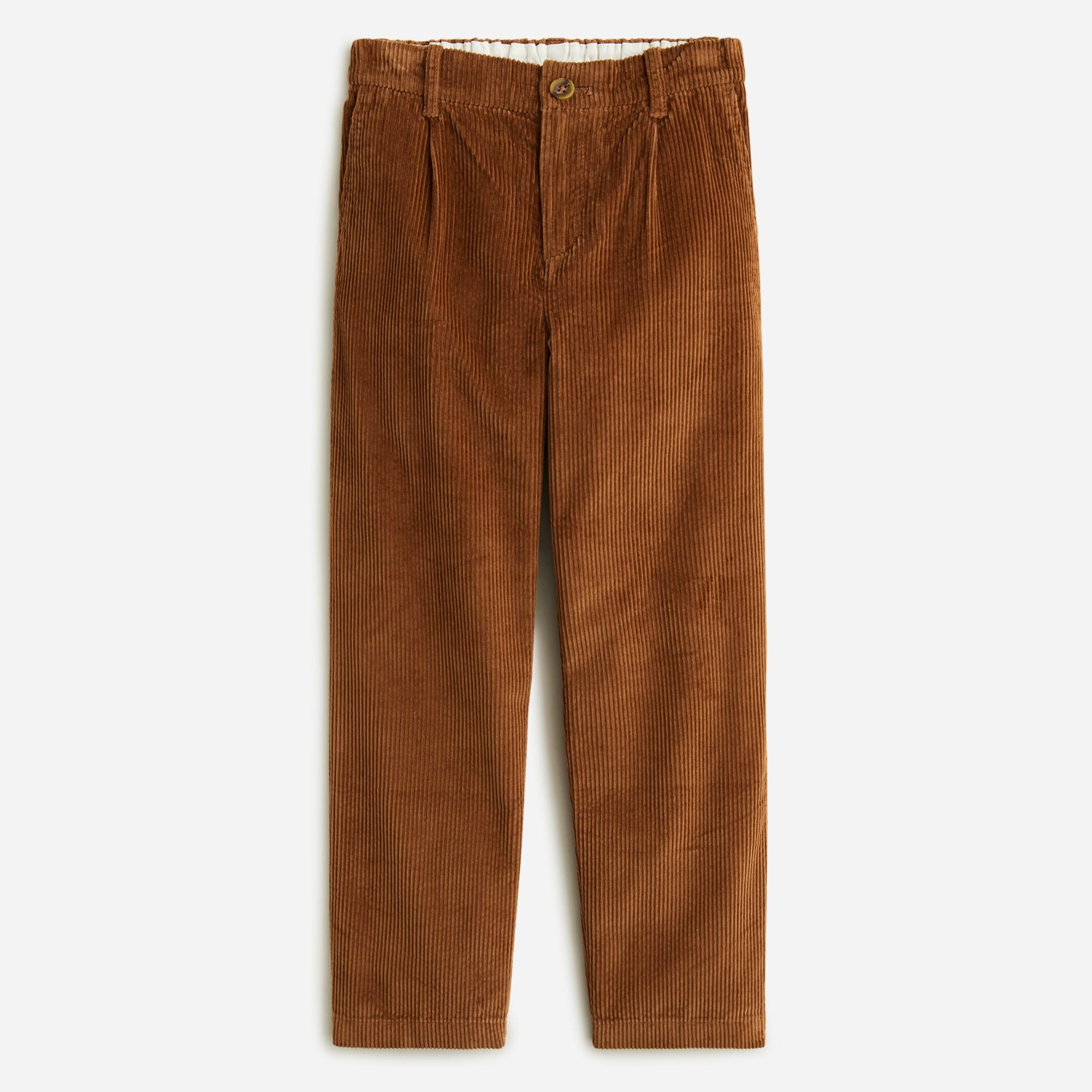  Kids' wide-wale pleated corduroy pant
