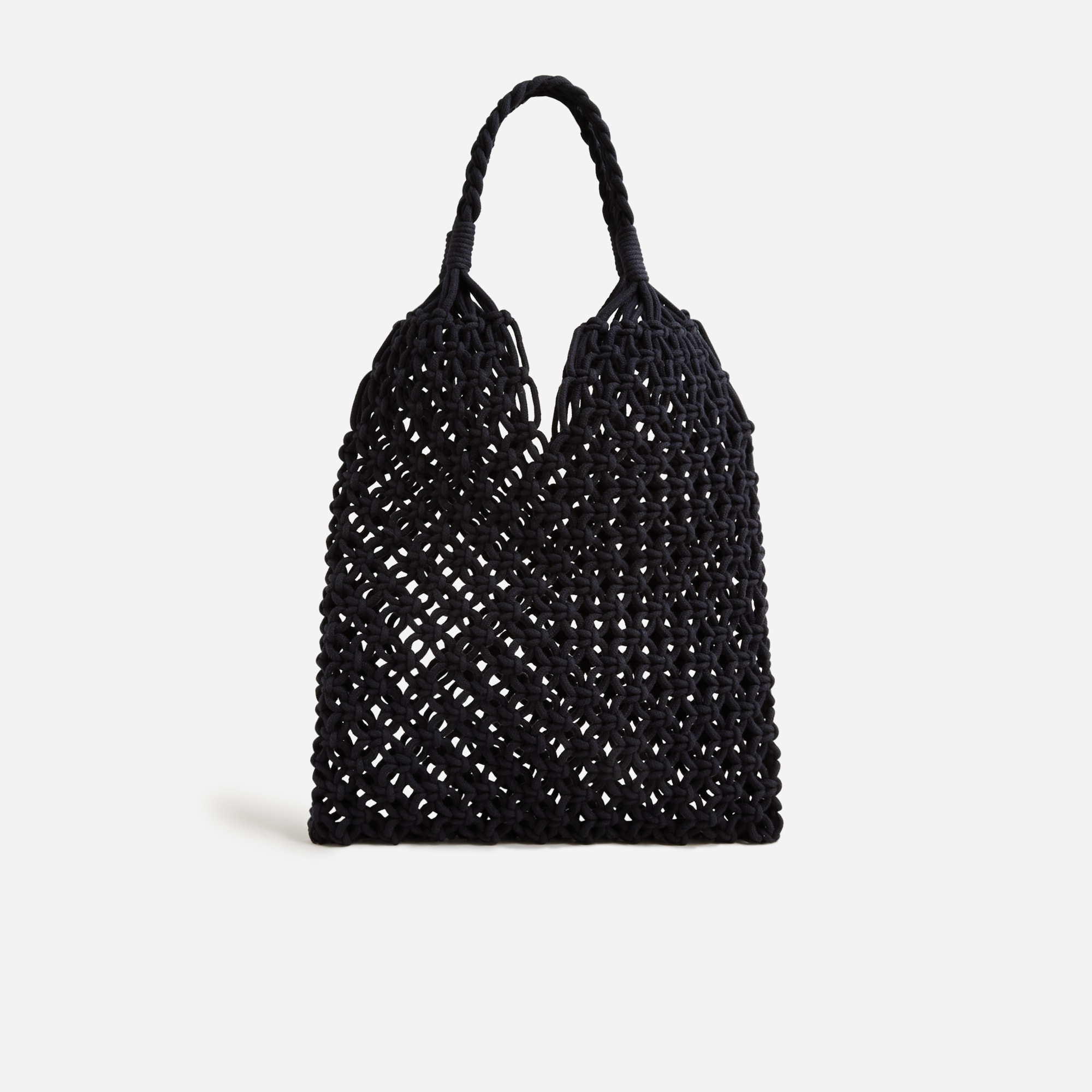 Cadiz hand-knotted rope tote