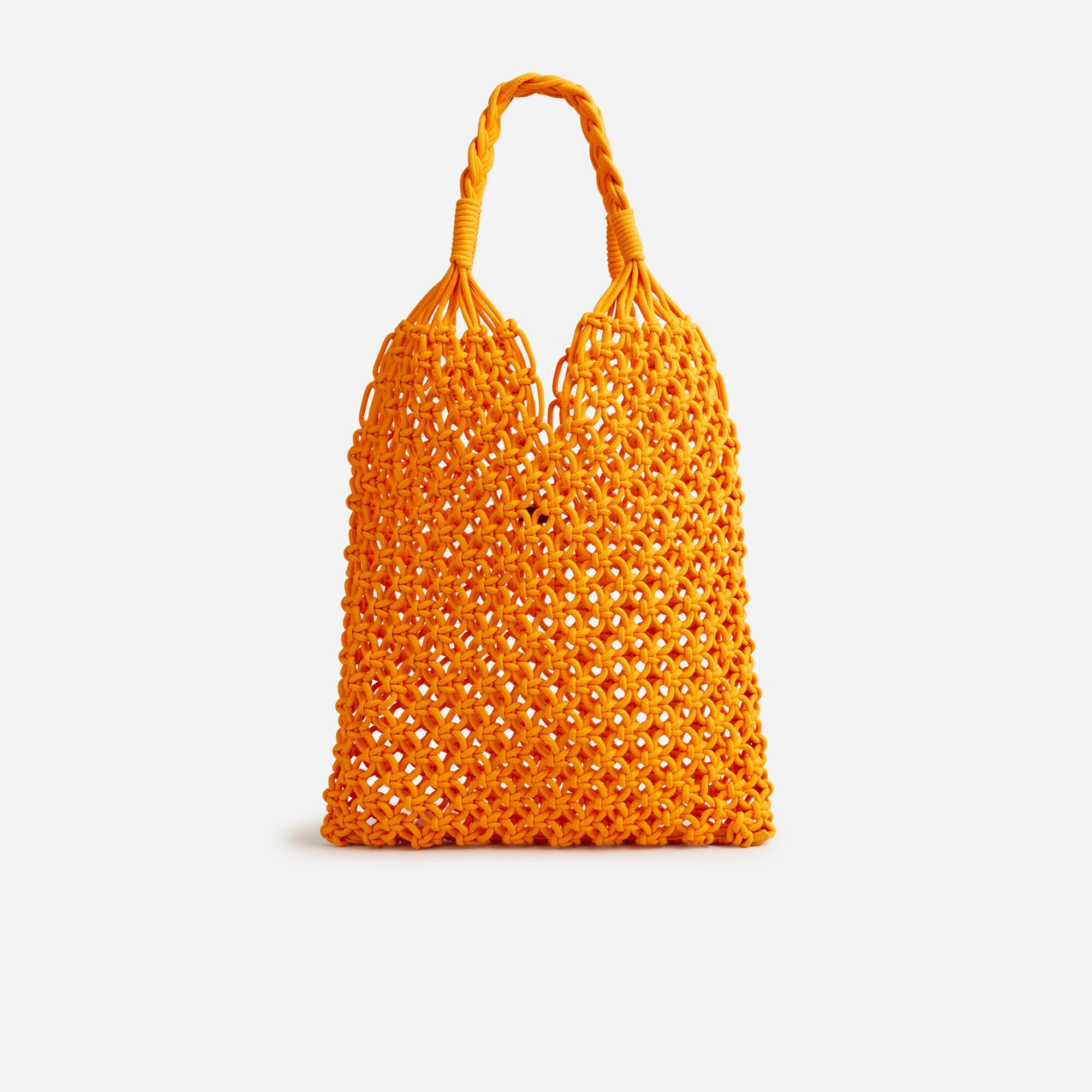 womens Cadiz hand-knotted rope tote