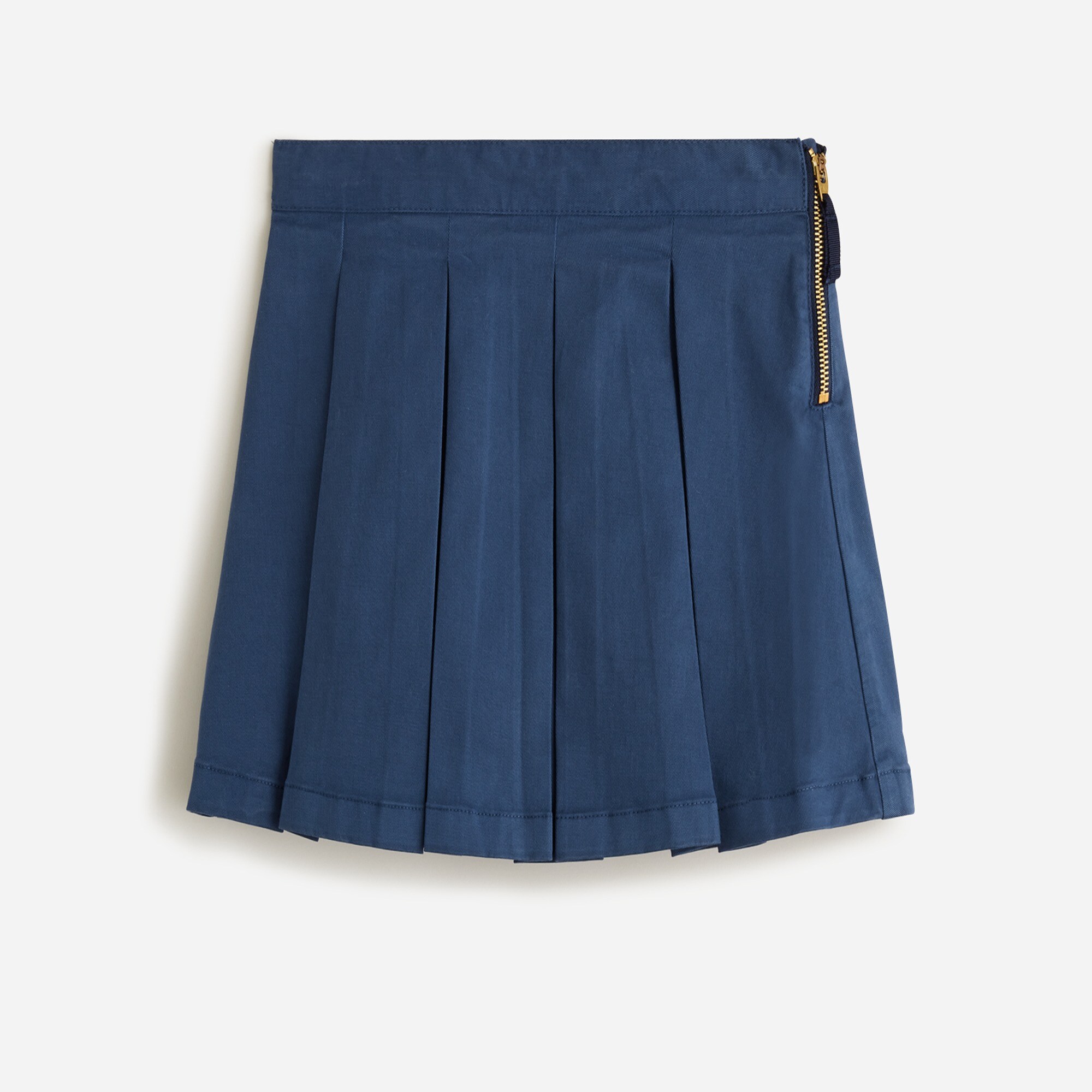  Girls' pleated chino skirt