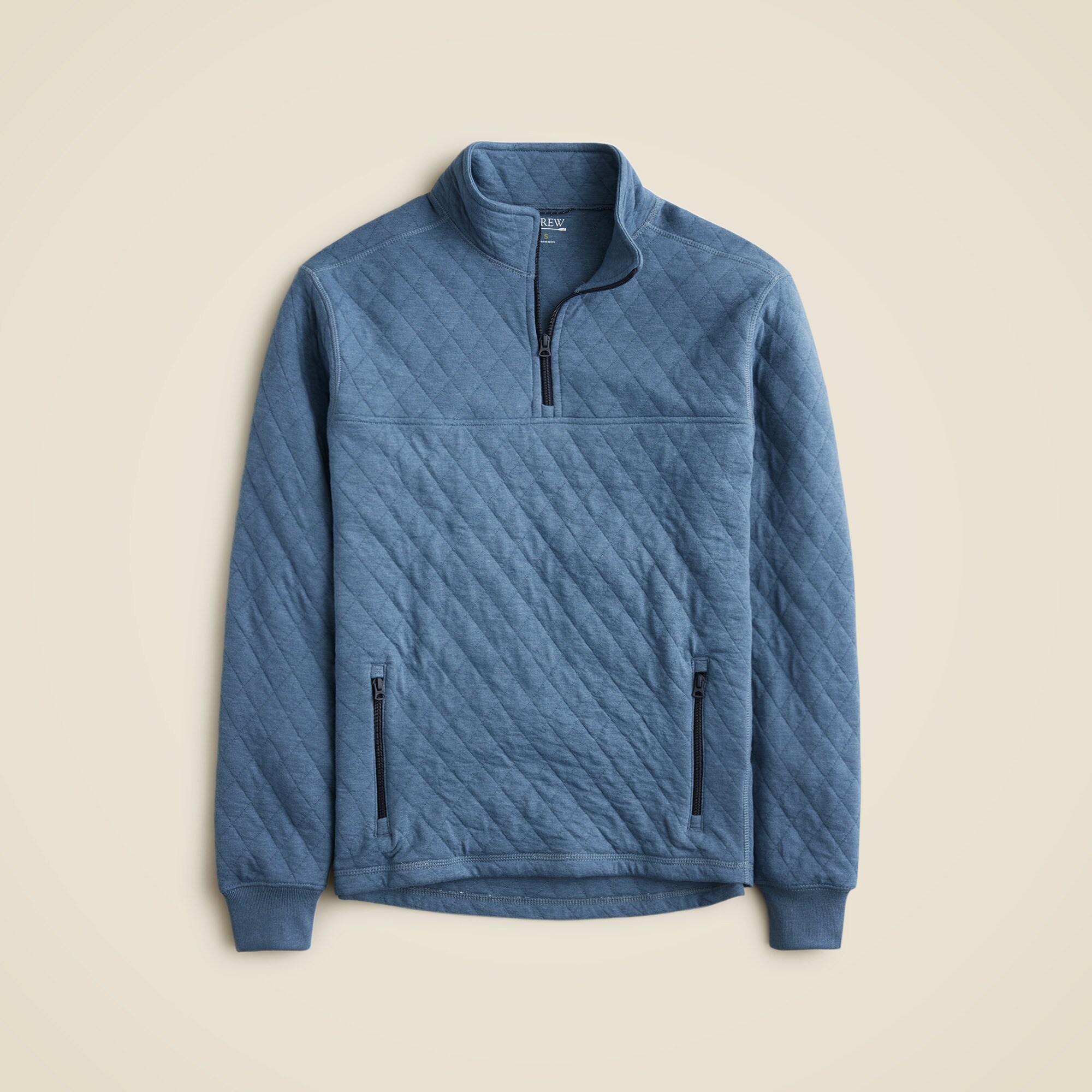 Classic 4-Bar Jersey Half Zip Pullover Men