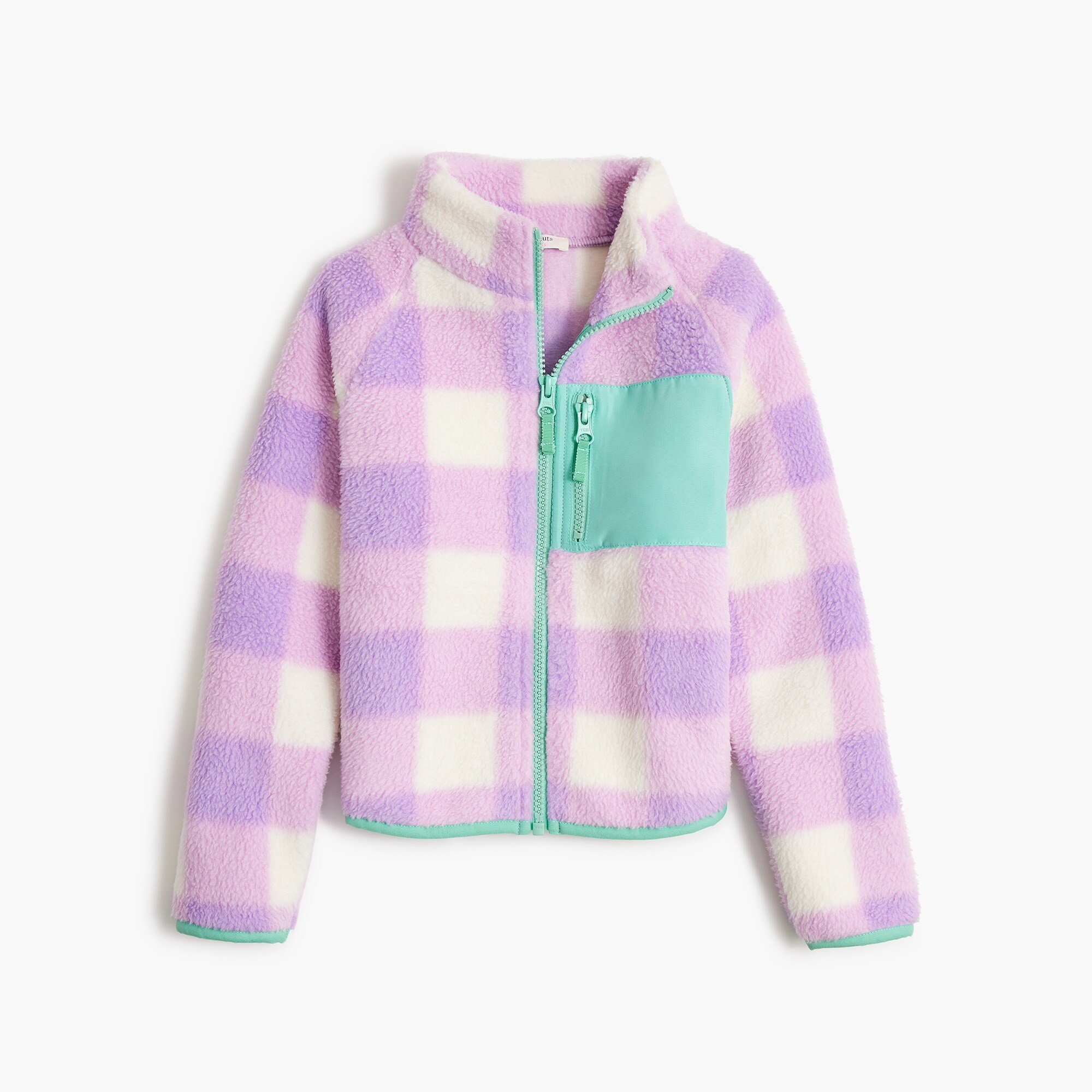 Girls' sherpa full-zip