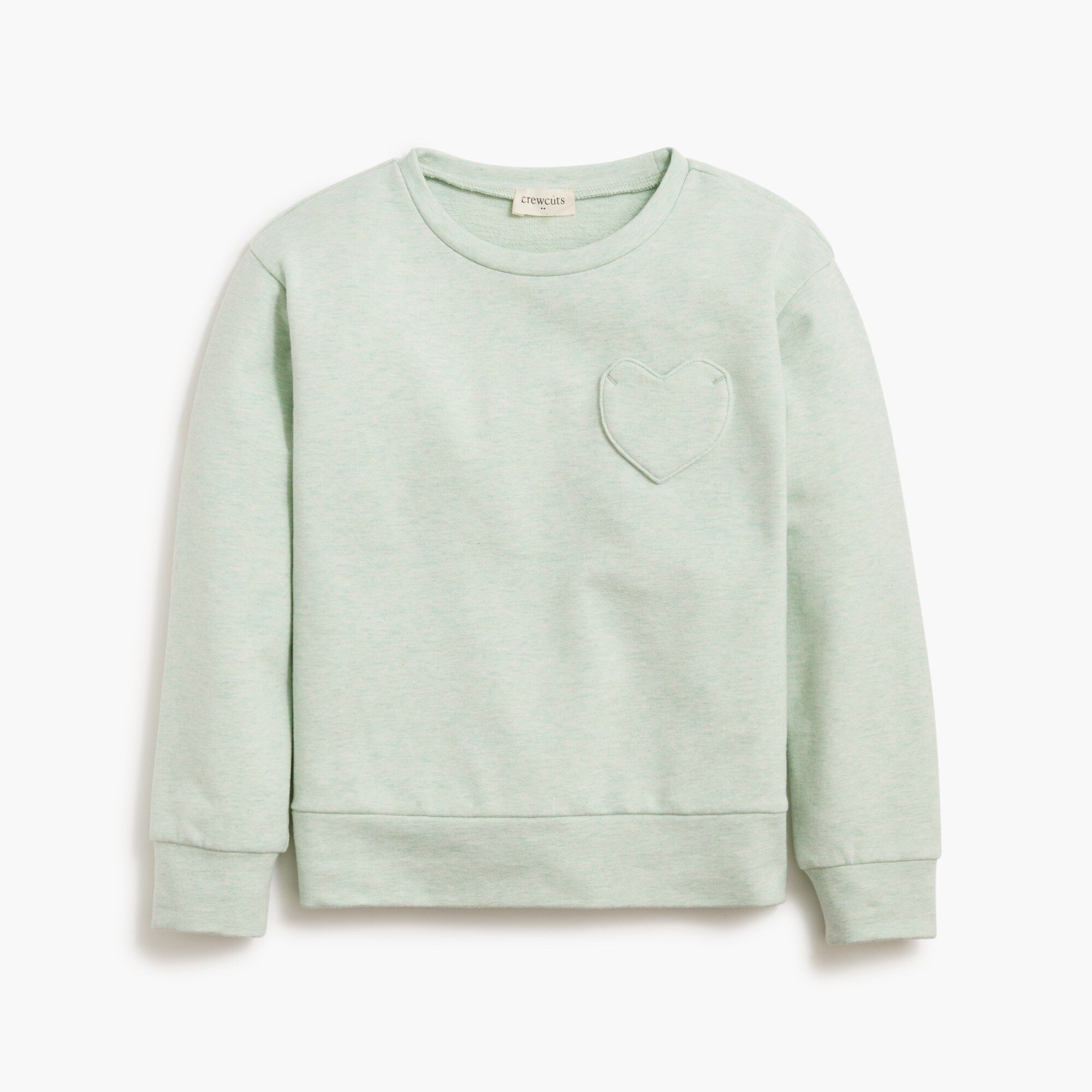 girls Girls' sweatshirt with heart pocket