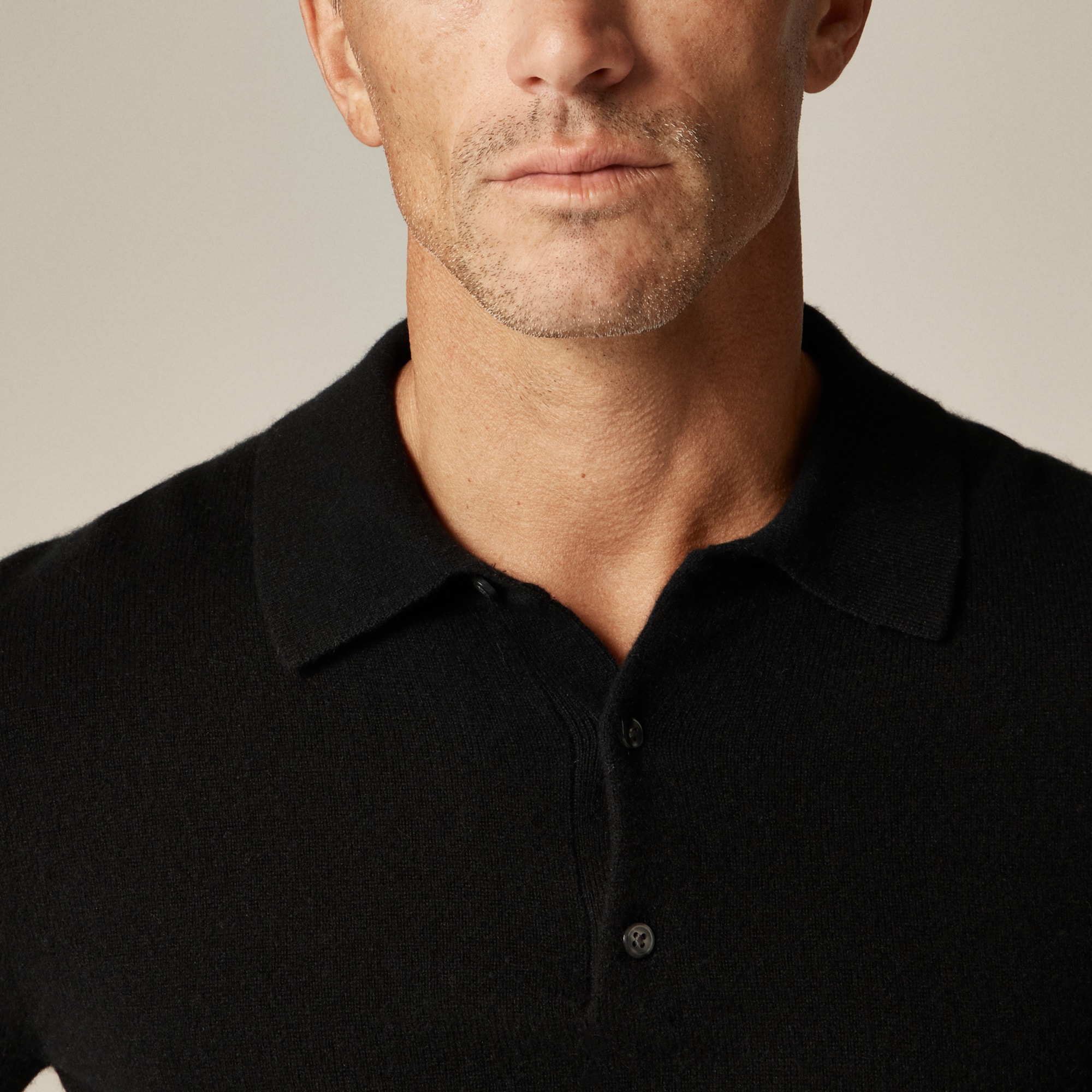 Cashmere Short-sleeve Sweater-polo For Men | J.Crew