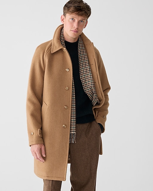 mens Limited-edition Ludlow car coat in English camel hair